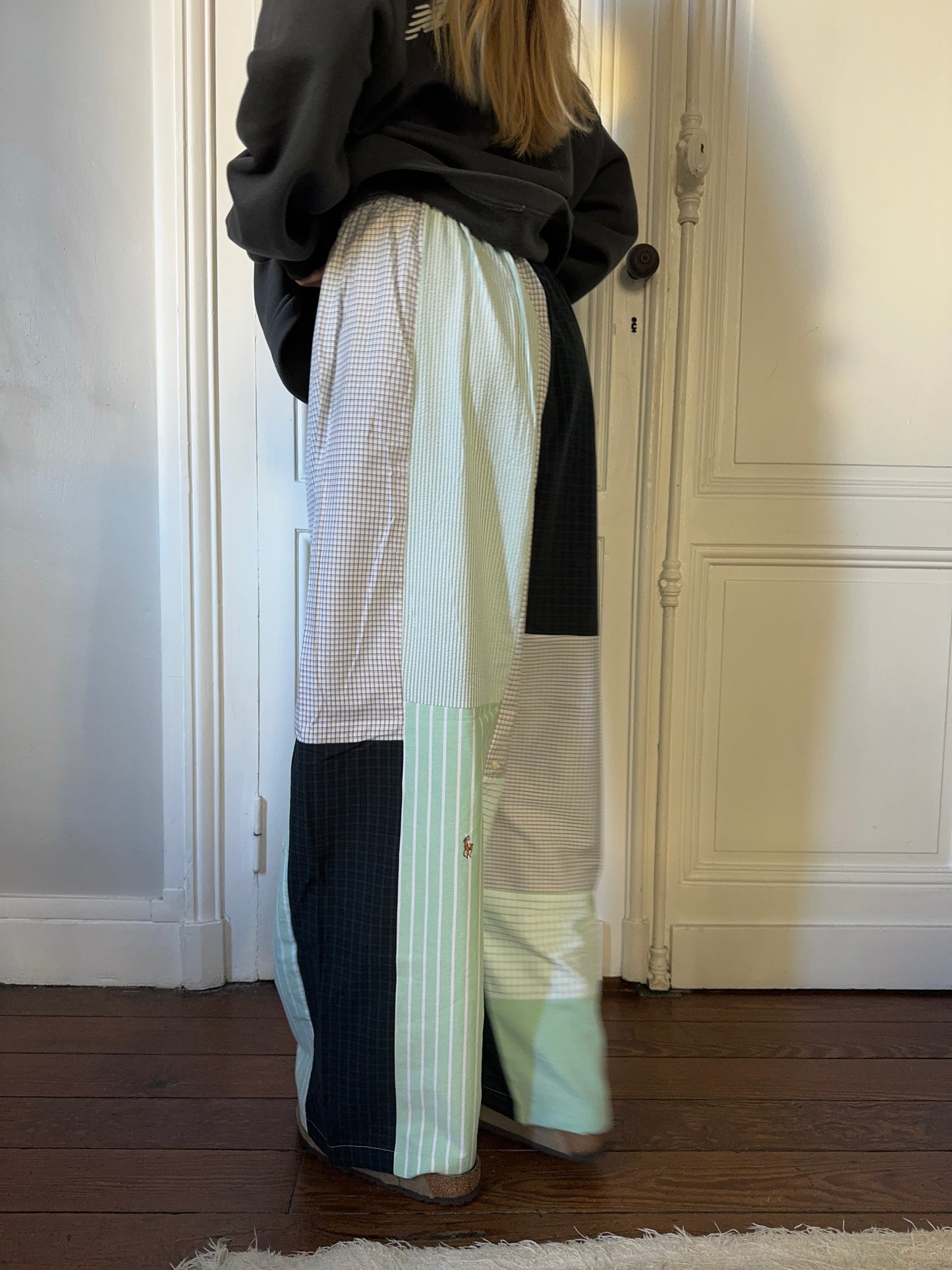 Pantalon upcyclé patchwork