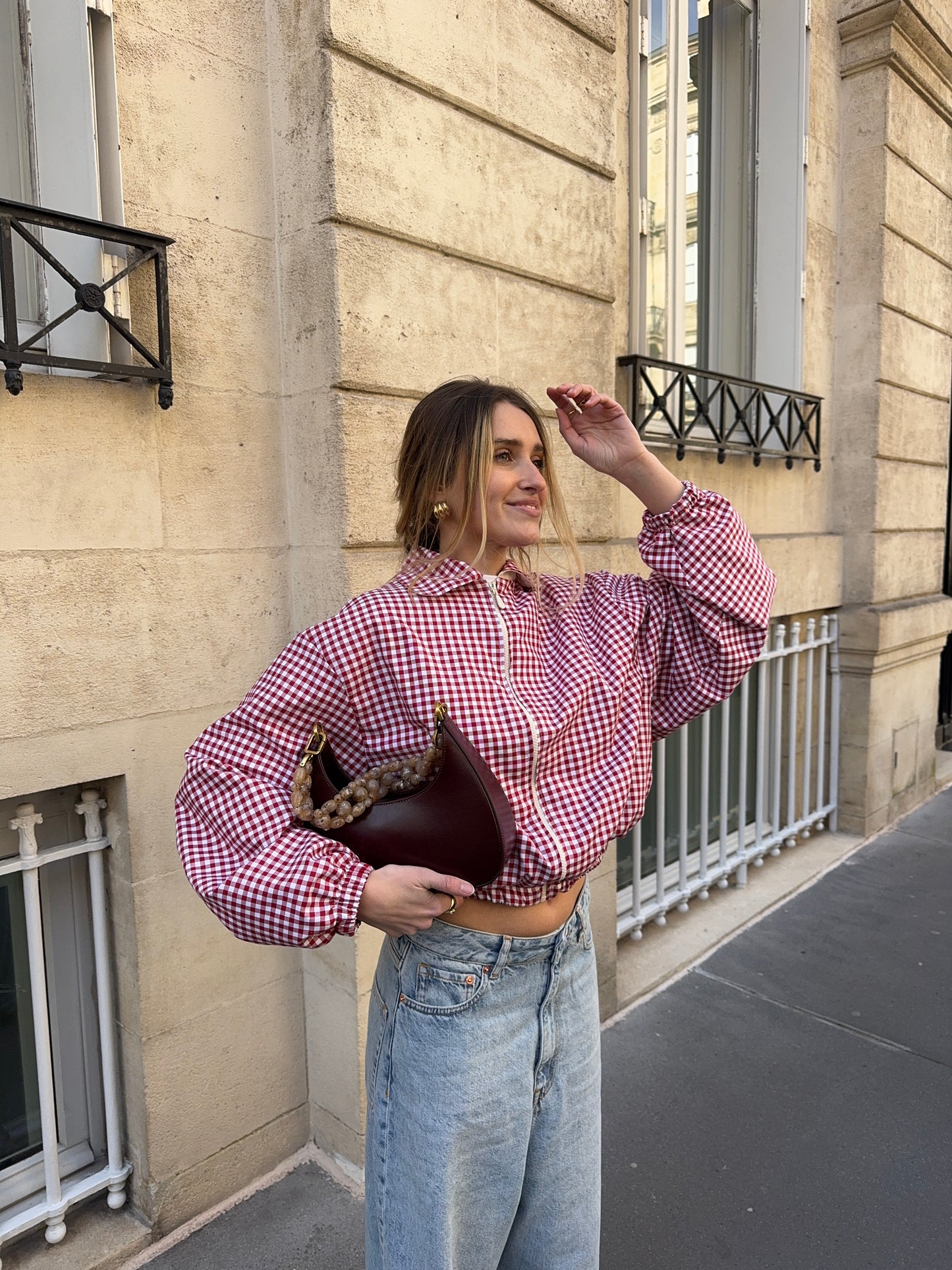 Bomber vichy rouge
