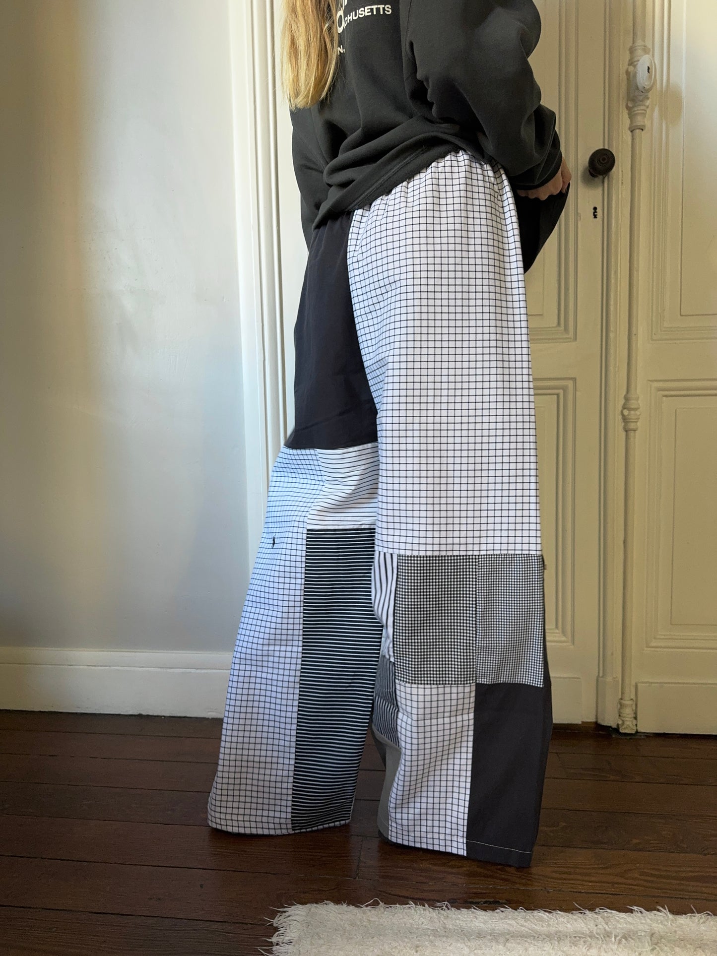 Pantalon upcyclé patchwork