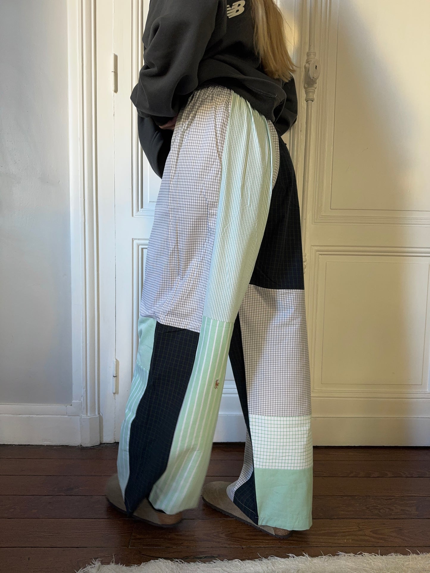 Pantalon upcyclé patchwork