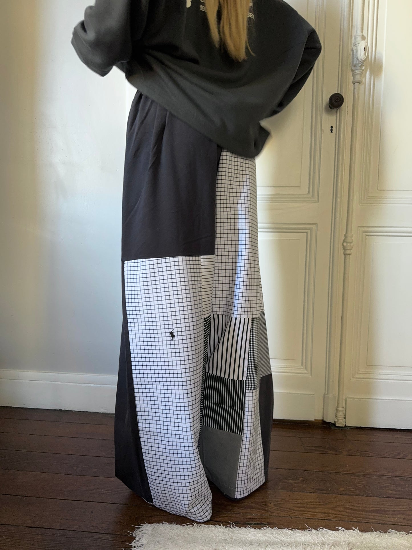 Pantalon upcyclé patchwork