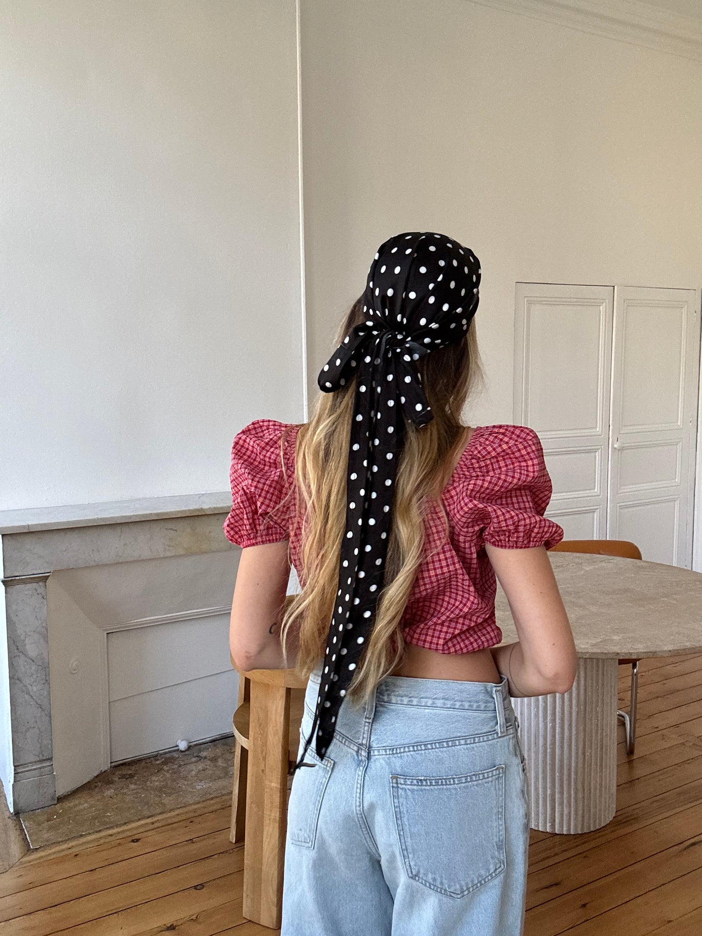 Foulard à pois