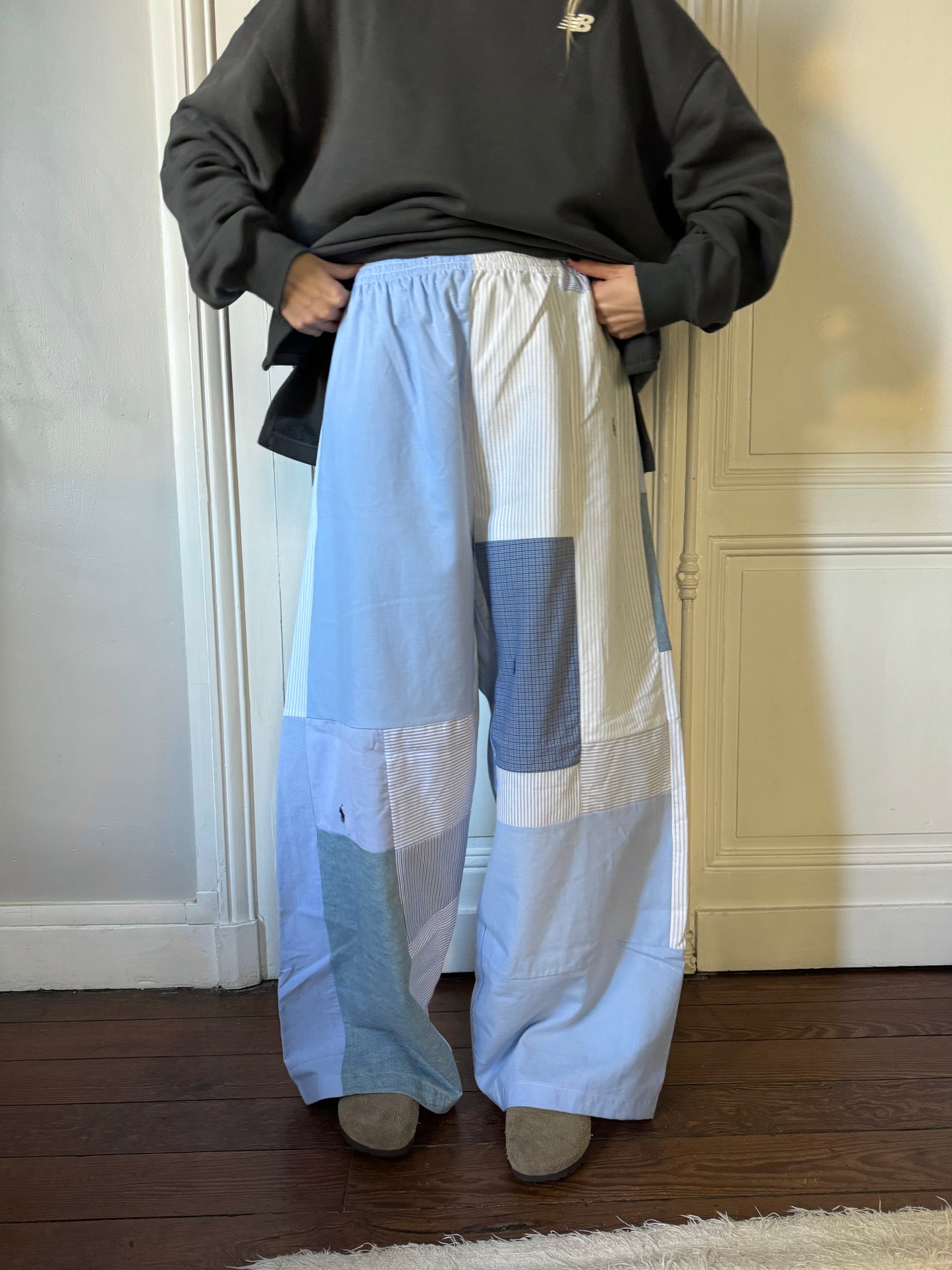 Pantalon upcyclé patchwork
