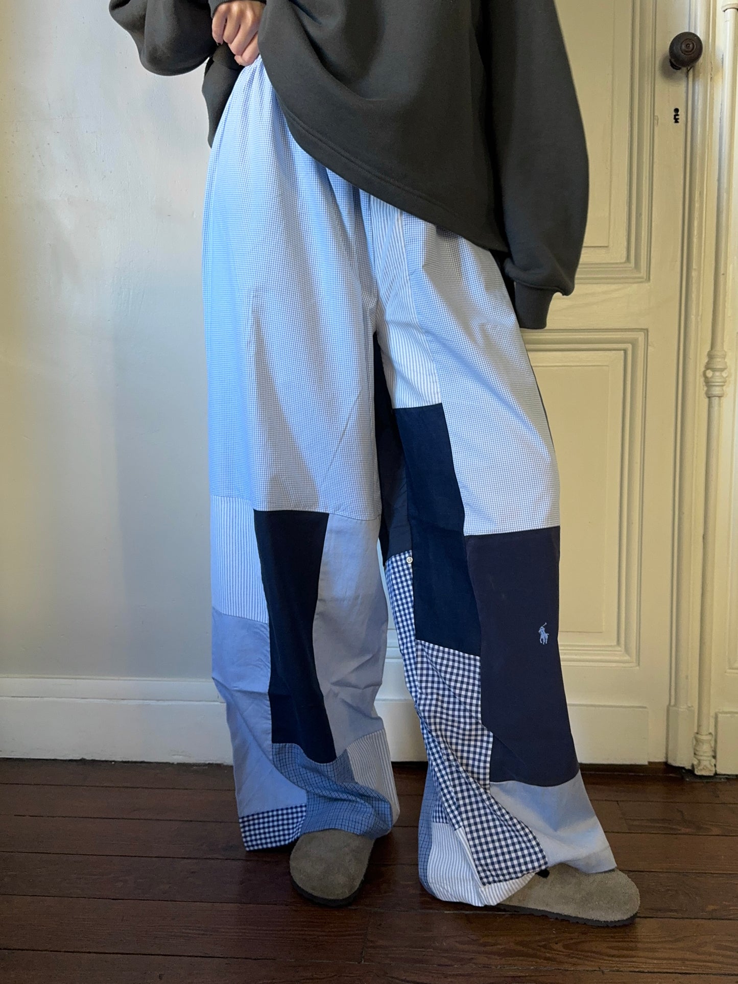 Pantalon upcyclé patchwork