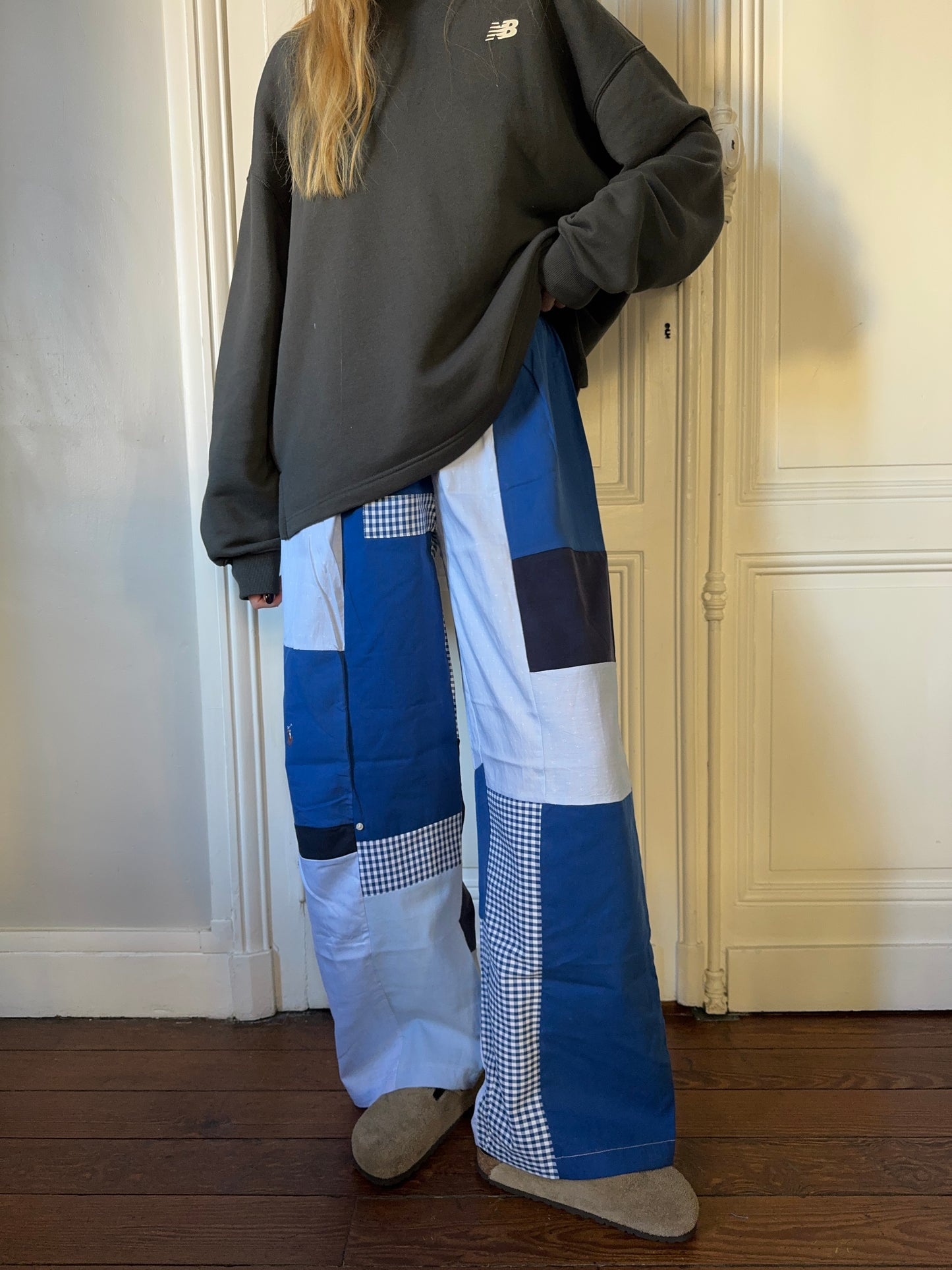 Pantalon upcyclé patchwork