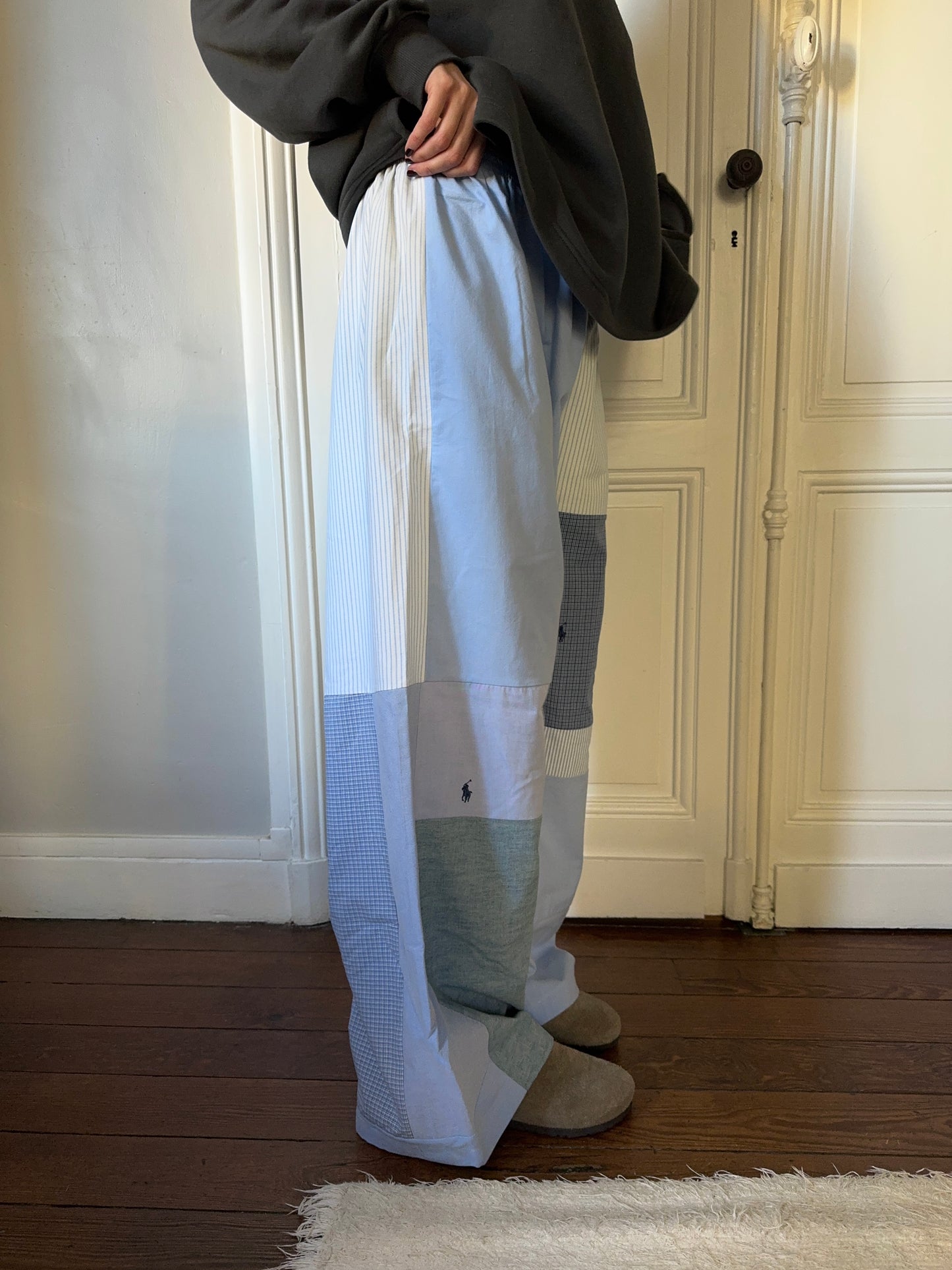 Pantalon upcyclé patchwork