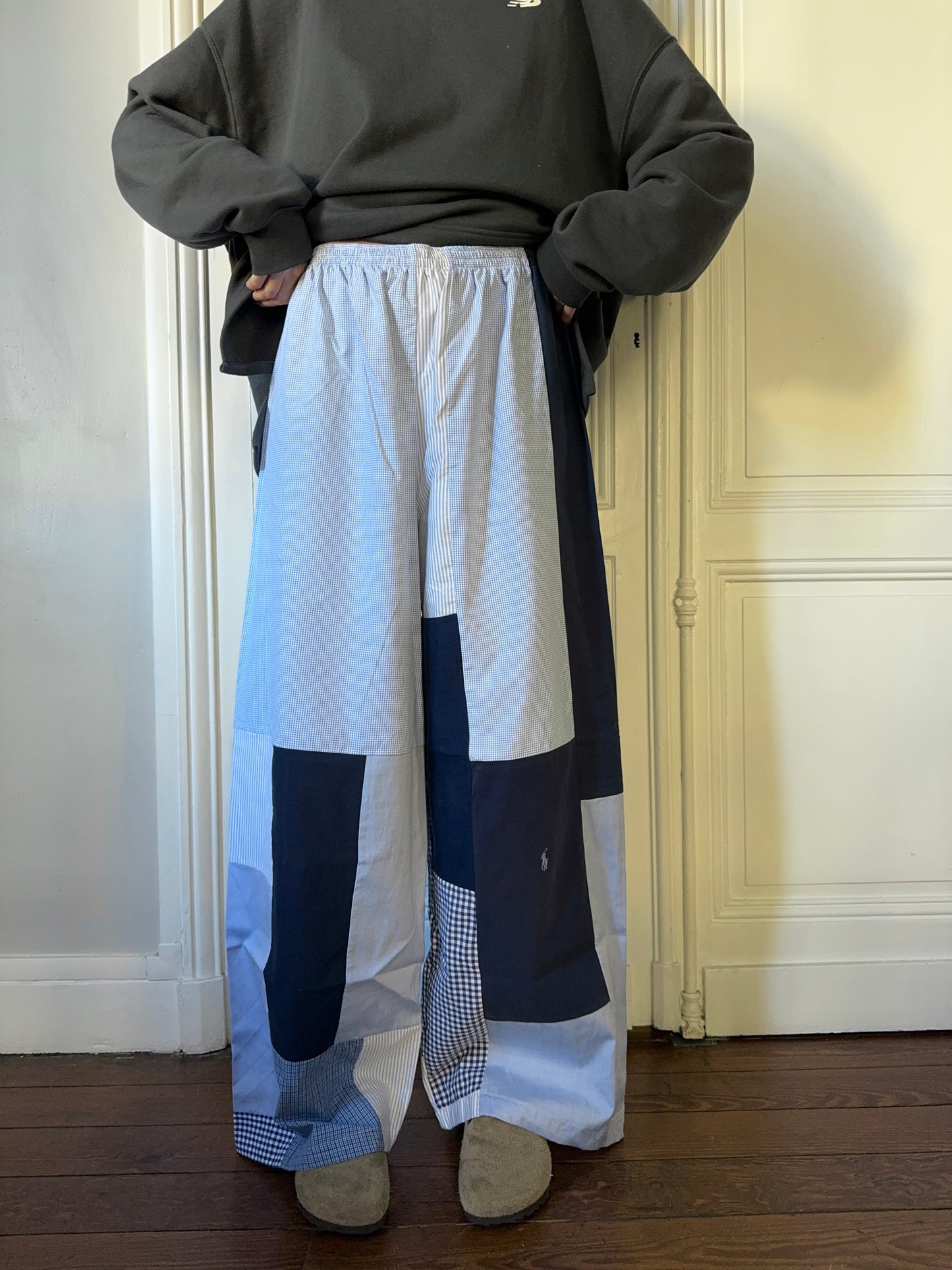 Pantalon upcyclé patchwork