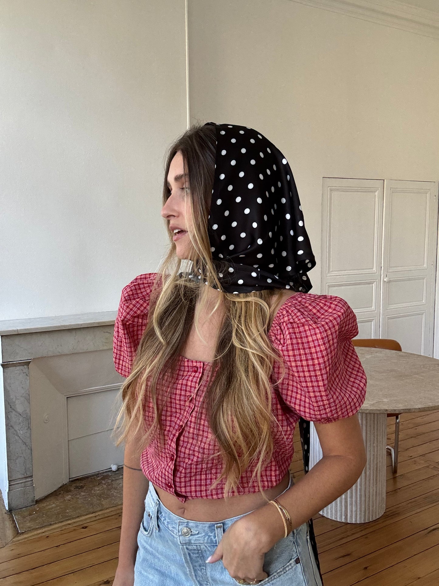 Foulard à pois