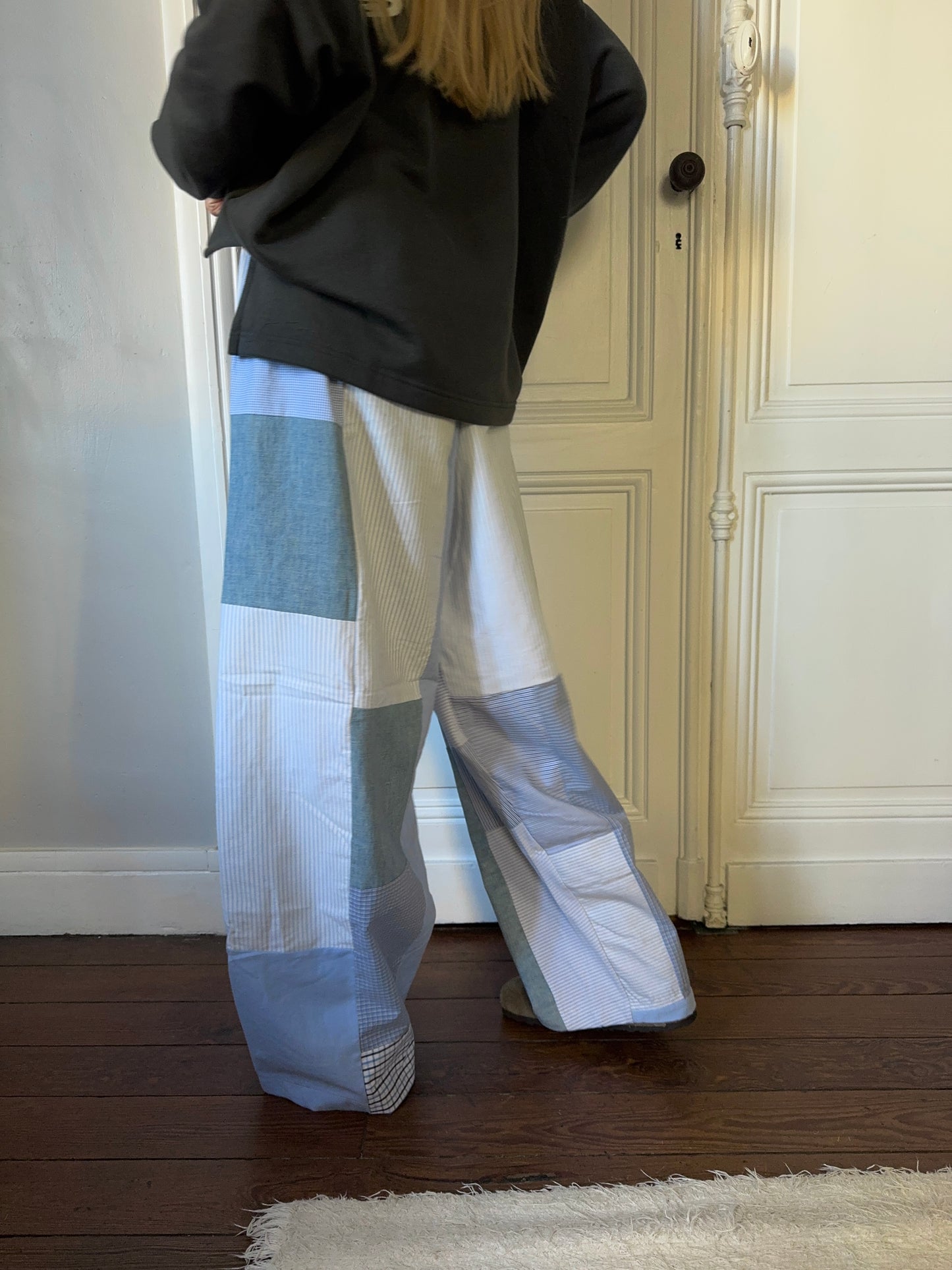 Pantalon upcyclé patchwork