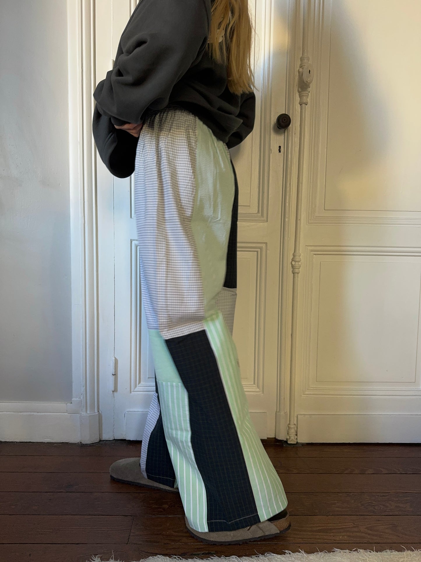 Pantalon upcyclé patchwork