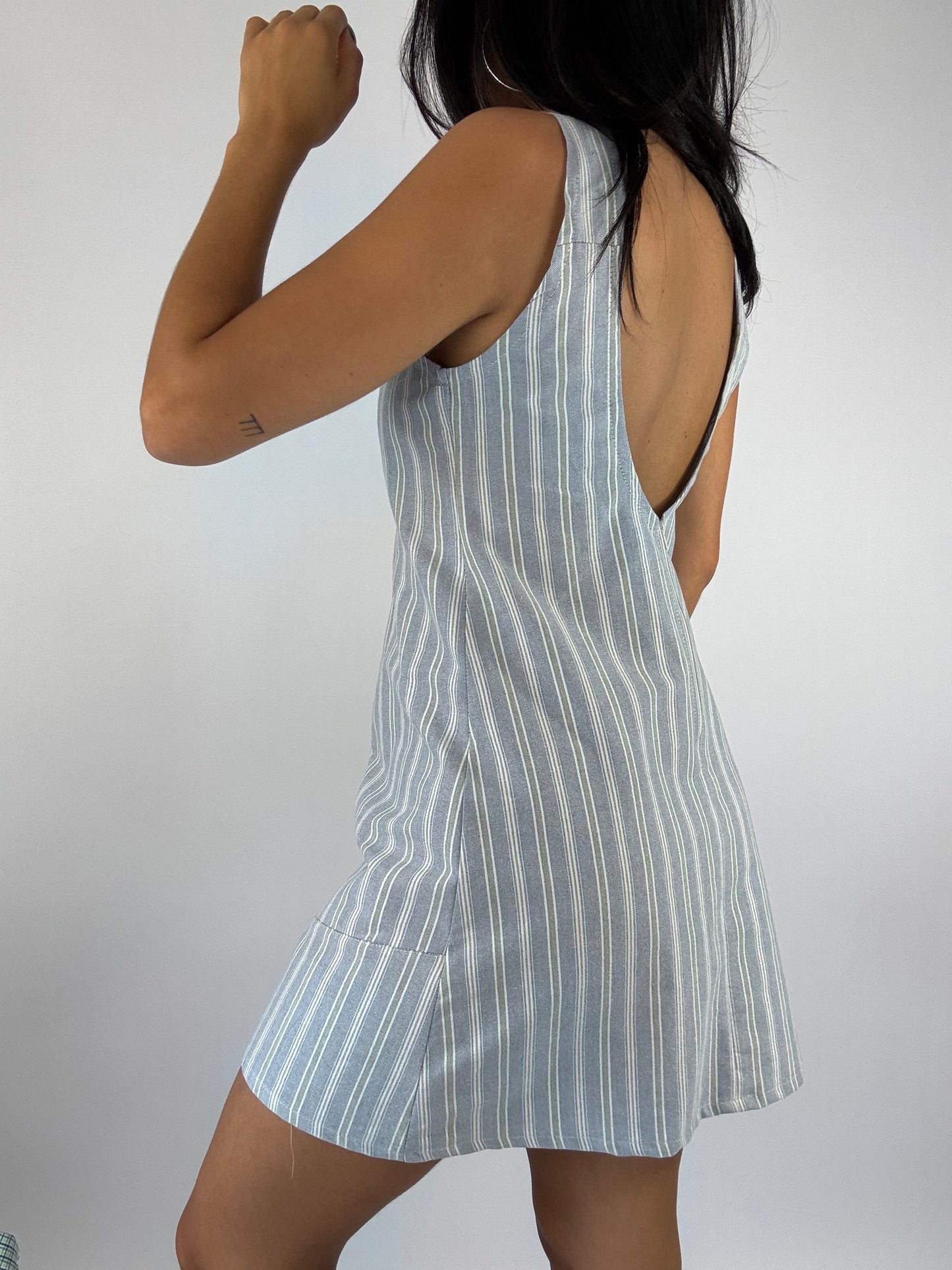 Robe upcyclée chinée