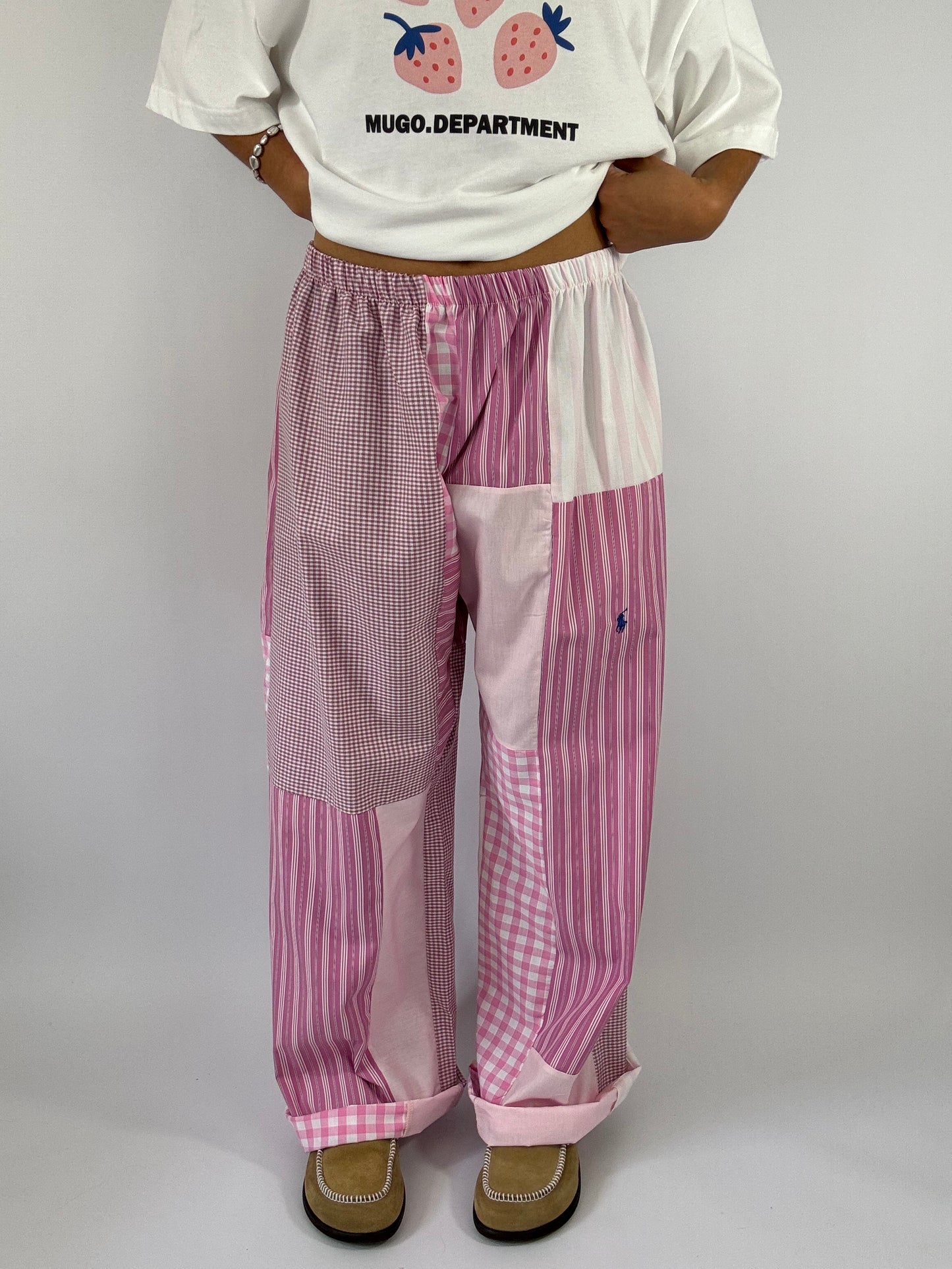 Pantalon upcyclé patchwork