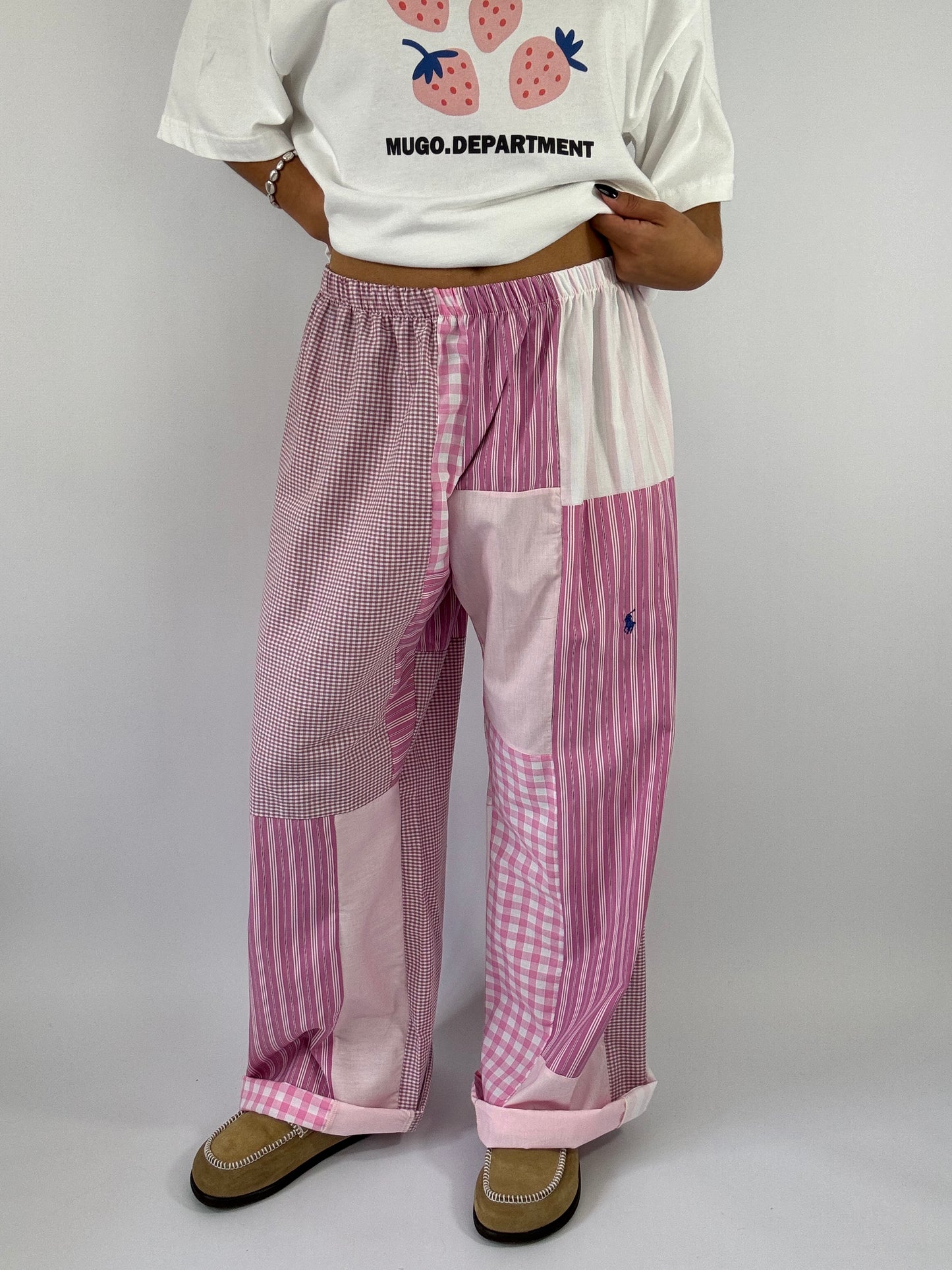 Pantalon upcyclé patchwork