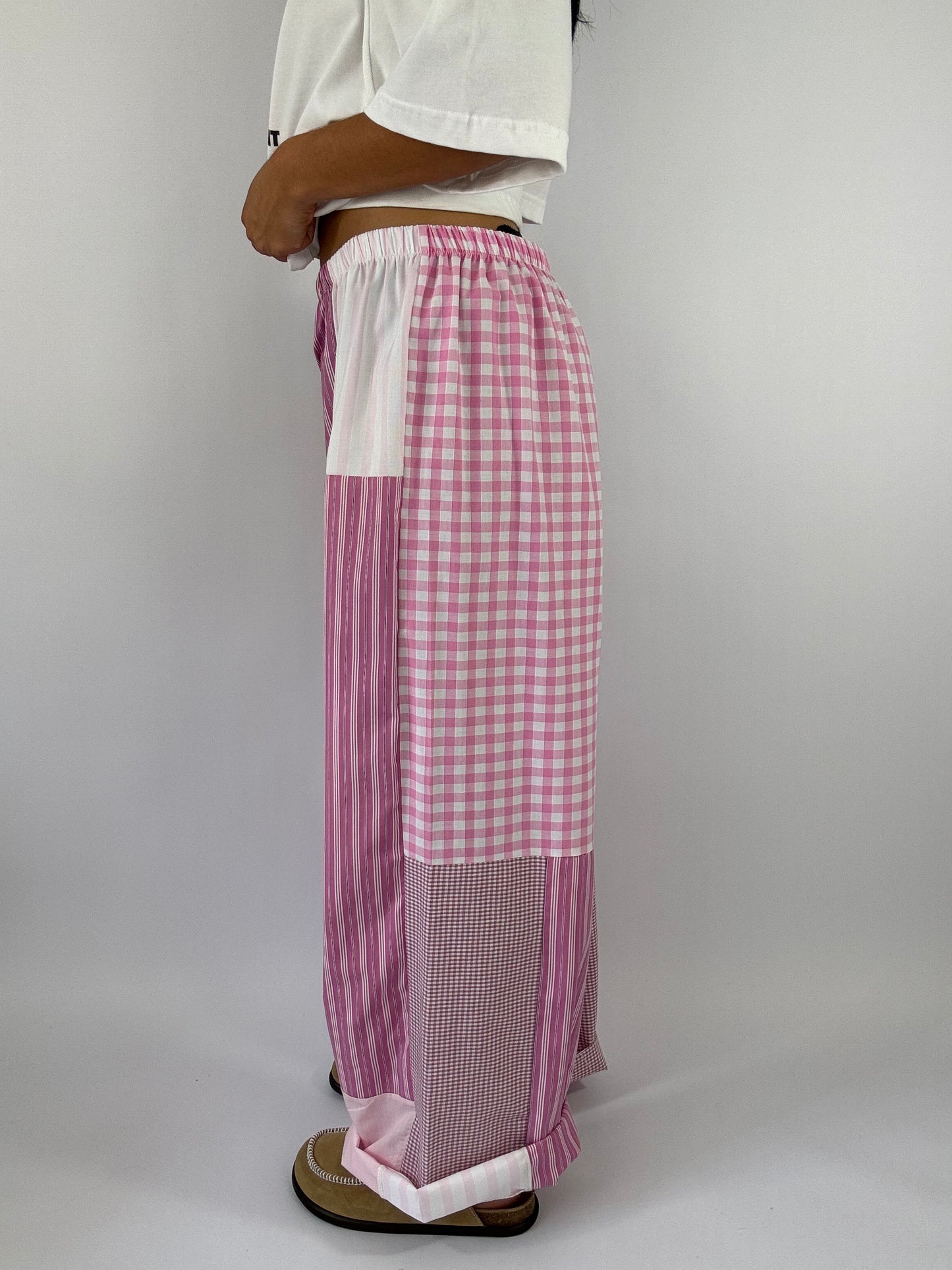 Pantalon upcyclé patchwork