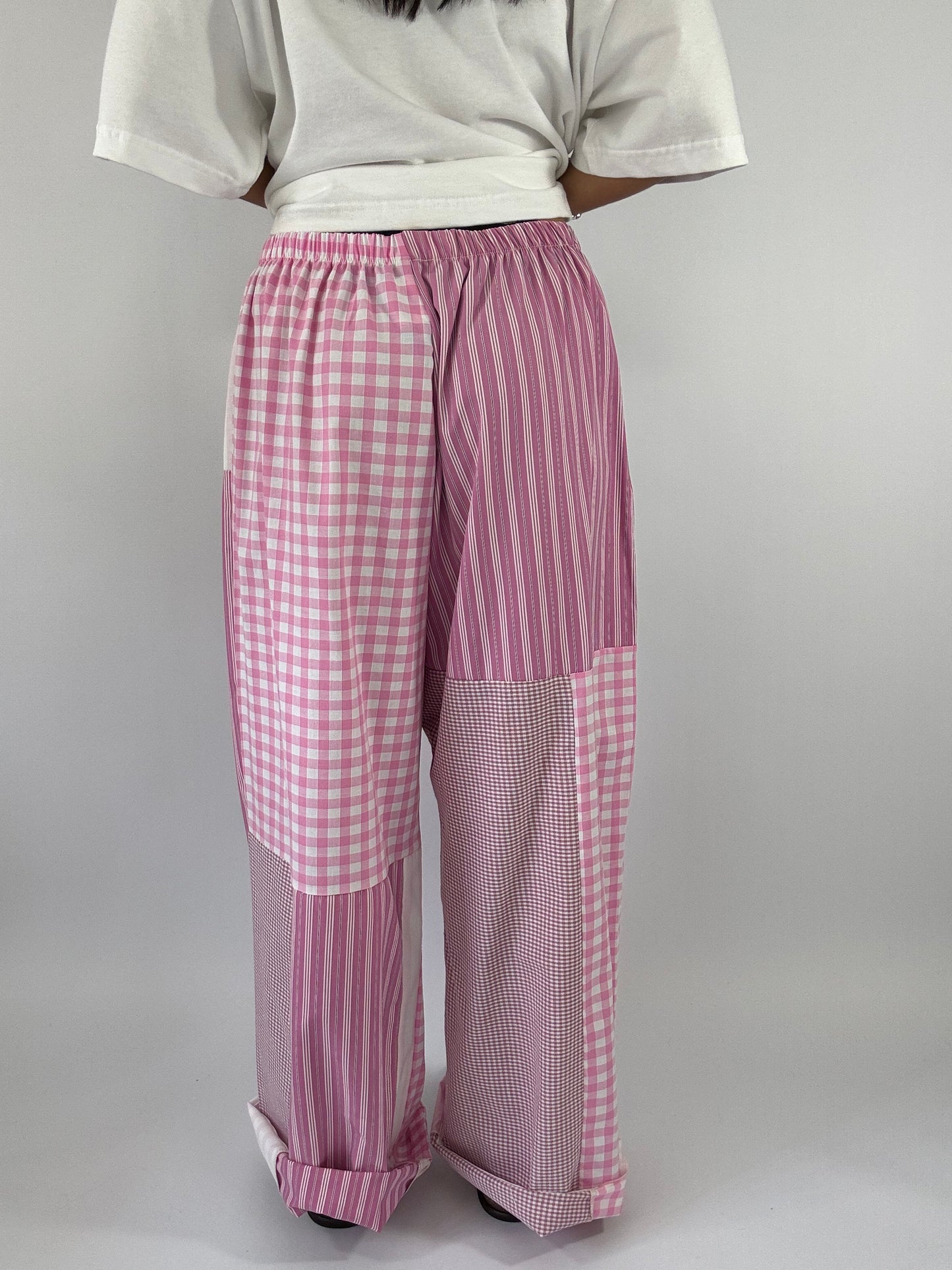 Pantalon upcyclé patchwork