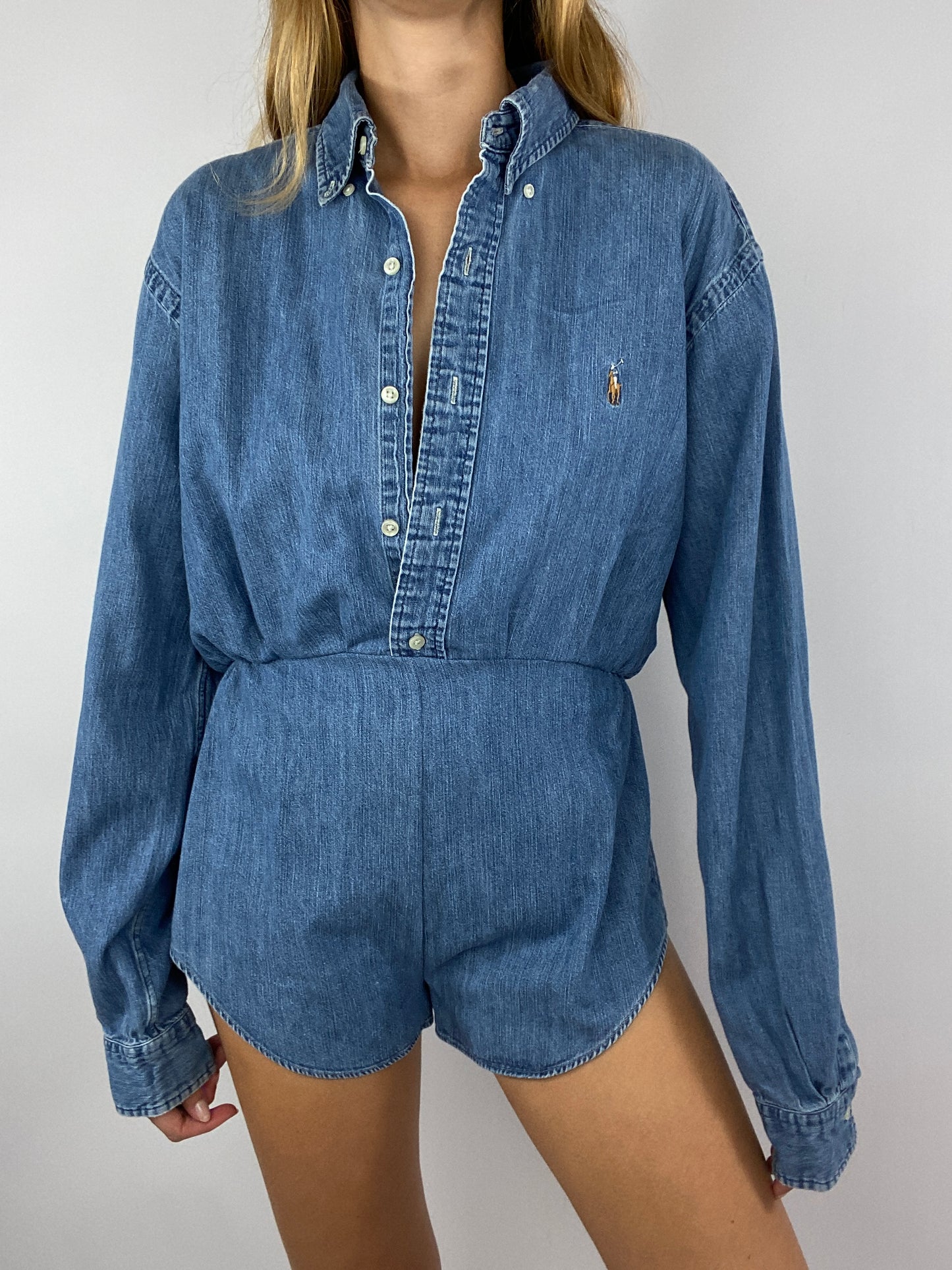Combinaison upcyclée jean