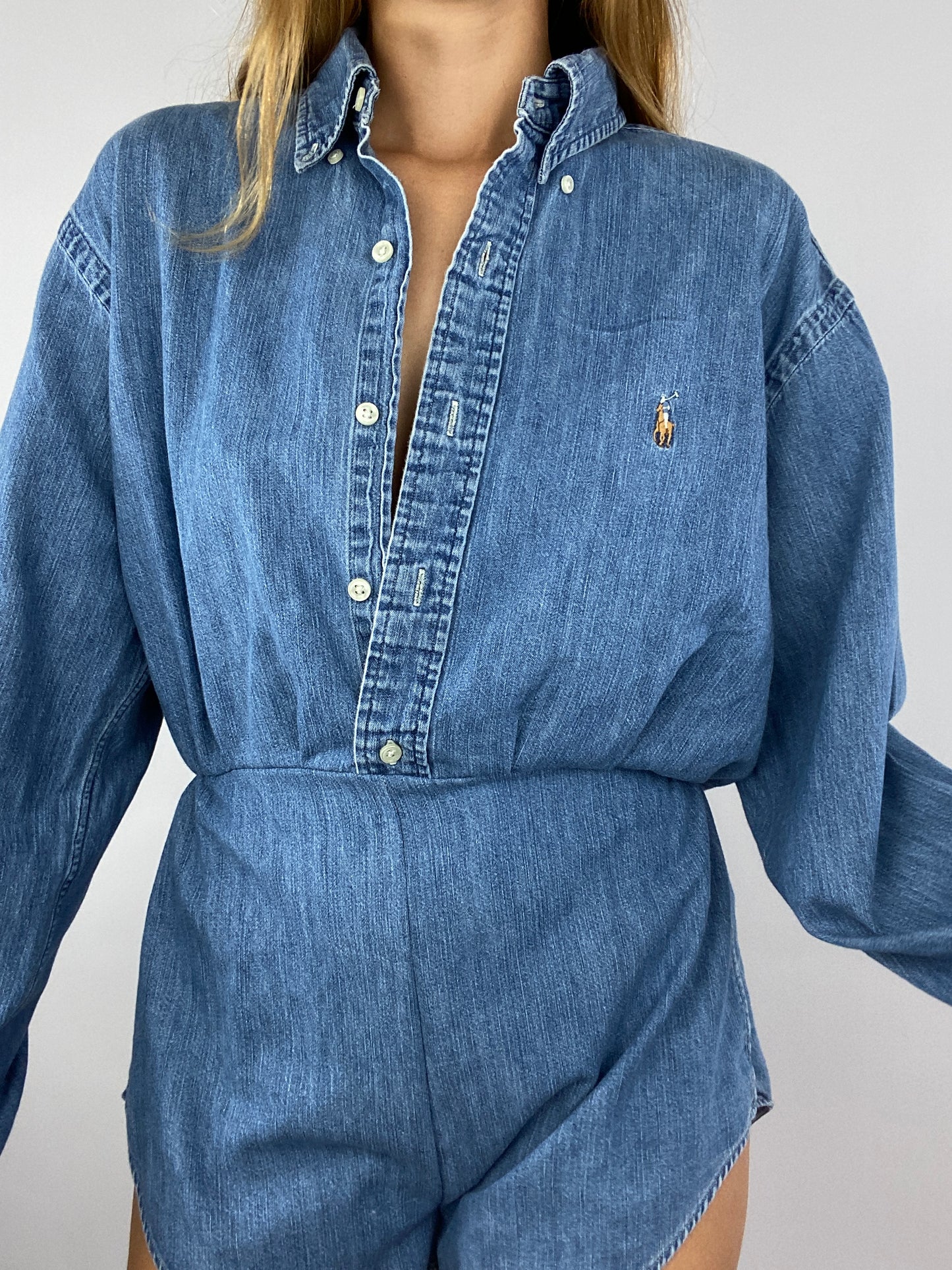 Combinaison upcyclée jean