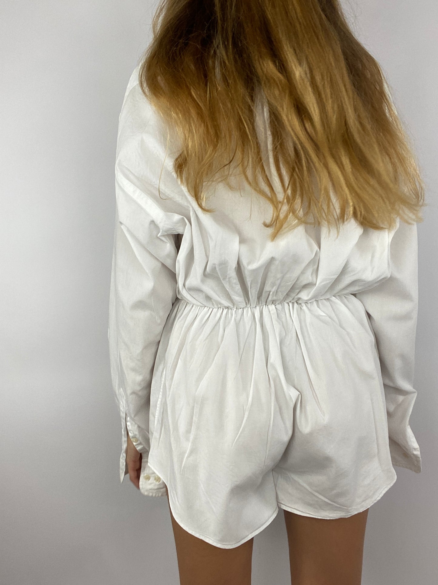 Combinaison upcyclée blanche