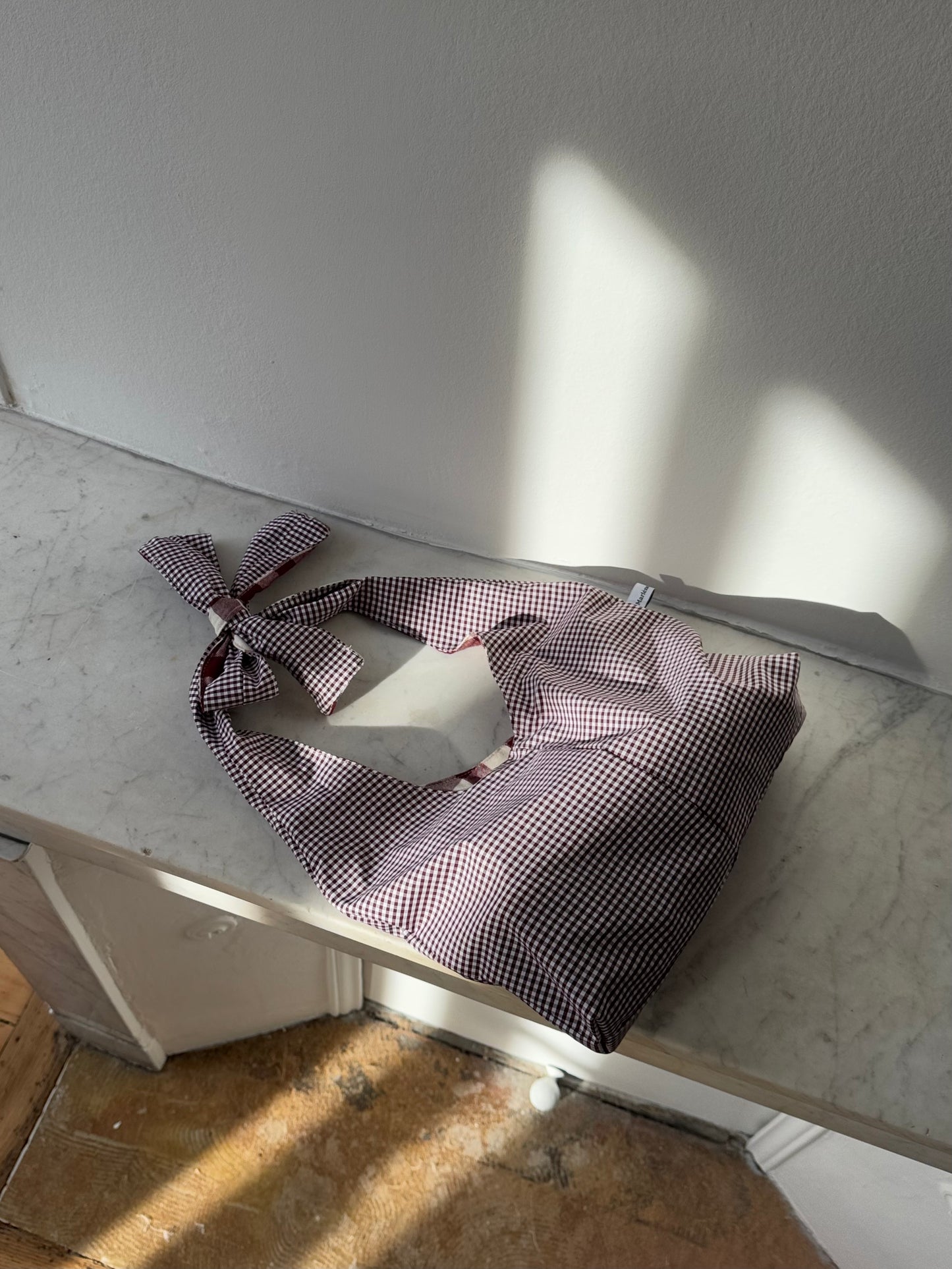 Sac nœud réversible vichy