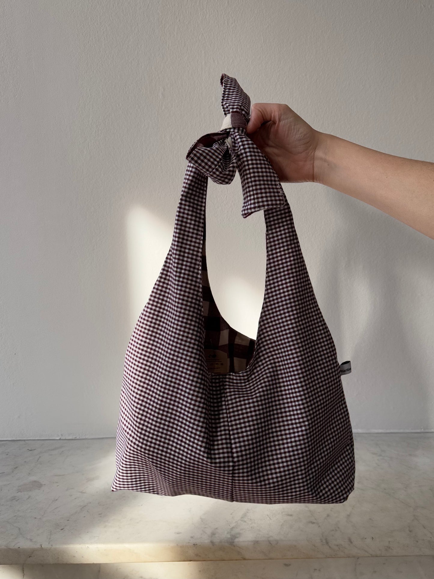 Sac nœud réversible vichy