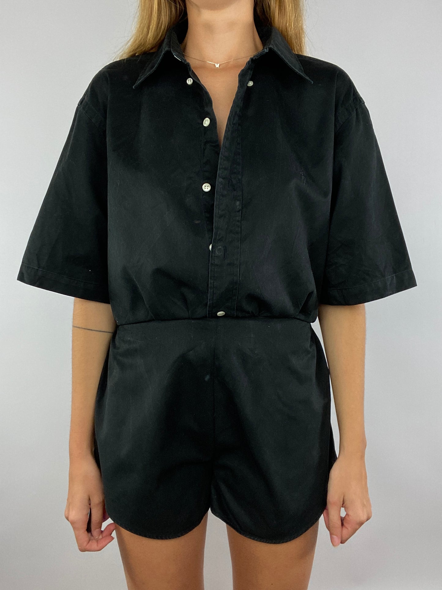 Combinaison upcyclée noire