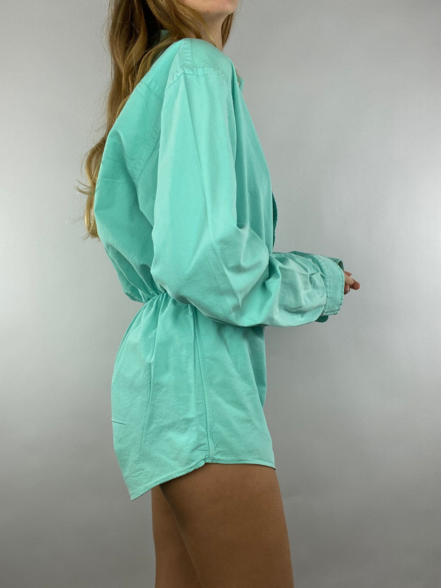 Combinaison upcyclée turquoise