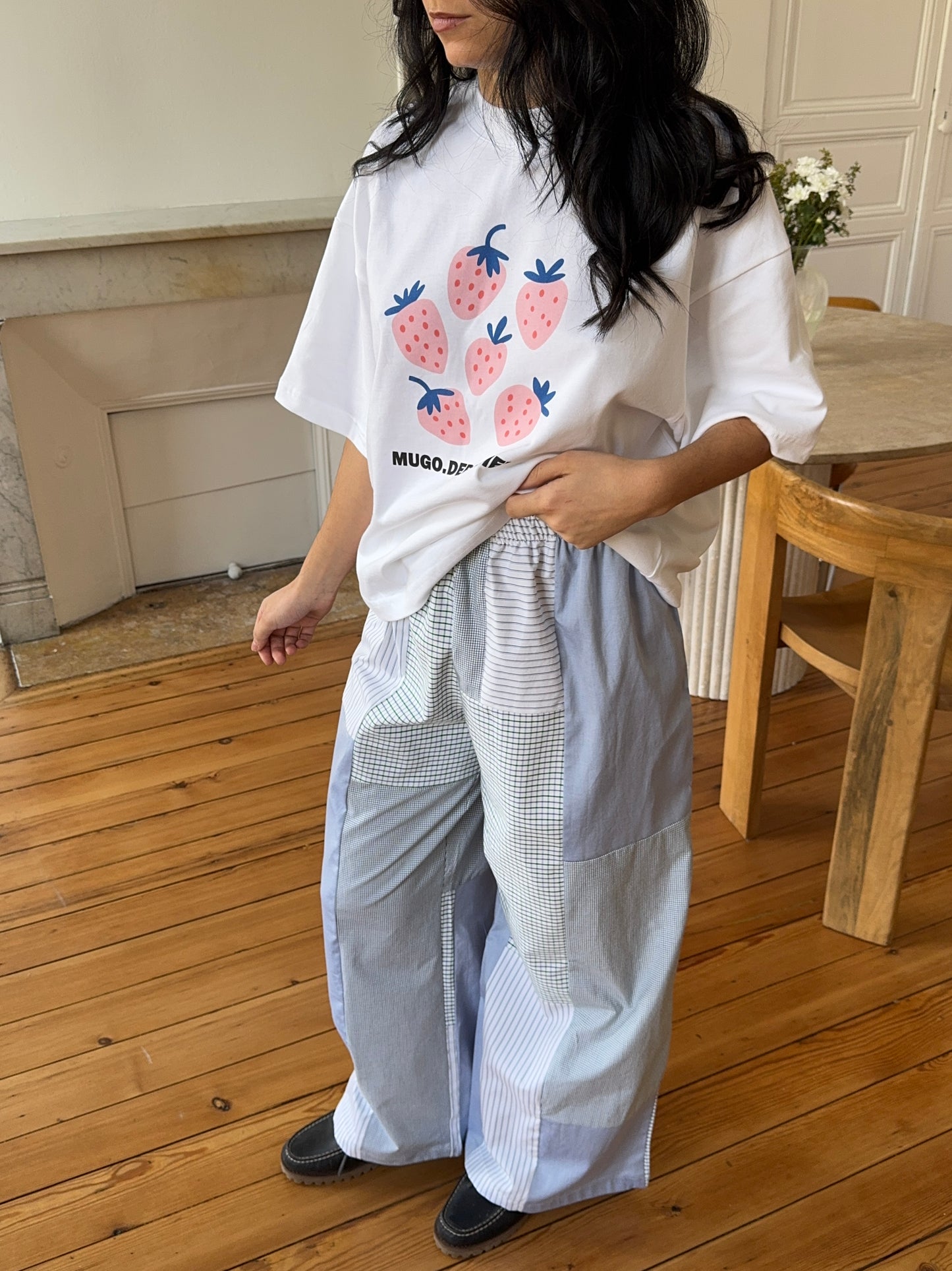 Pantalon upcyclé patchwork