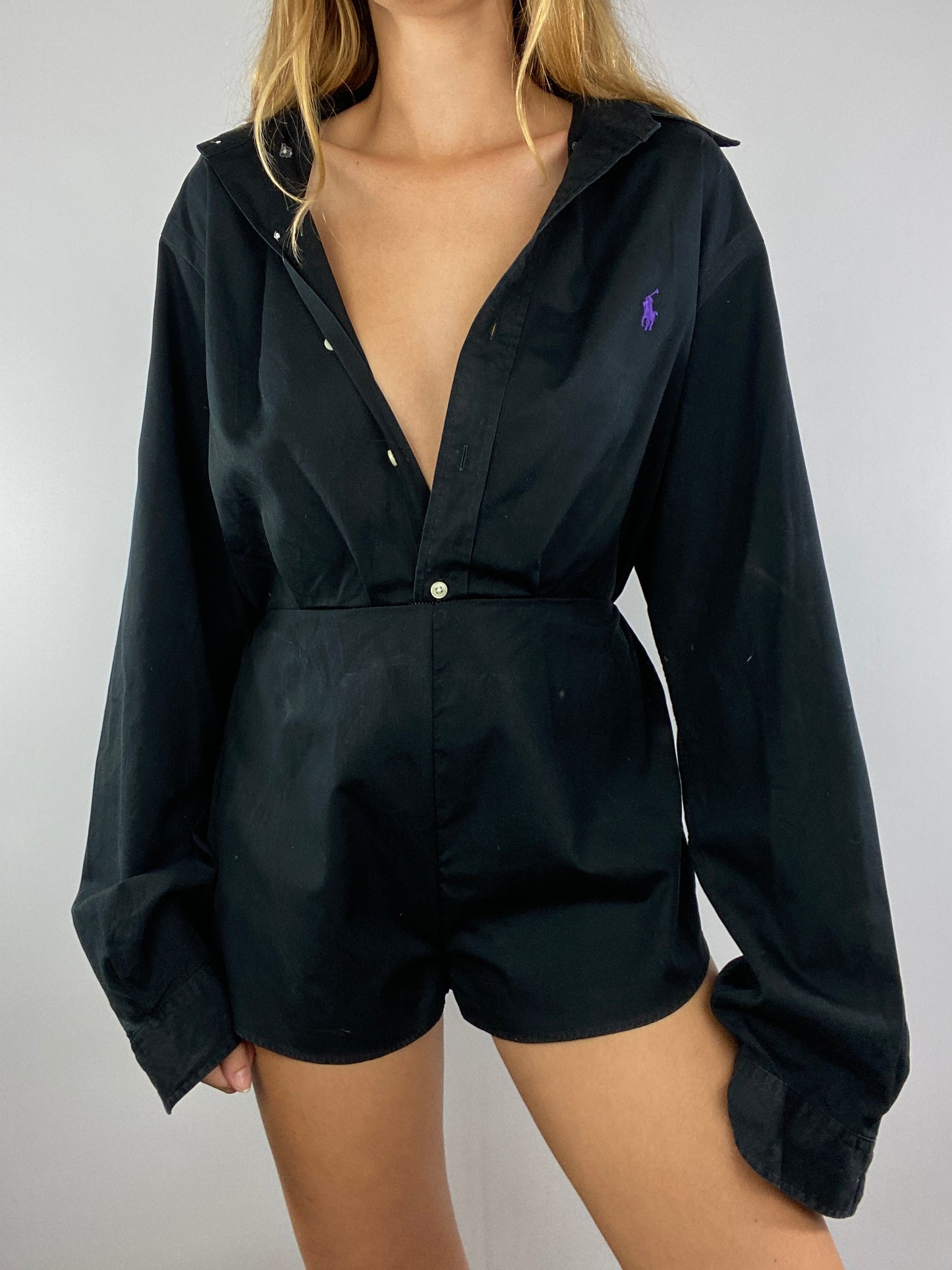 Combinaison upcyclée noire