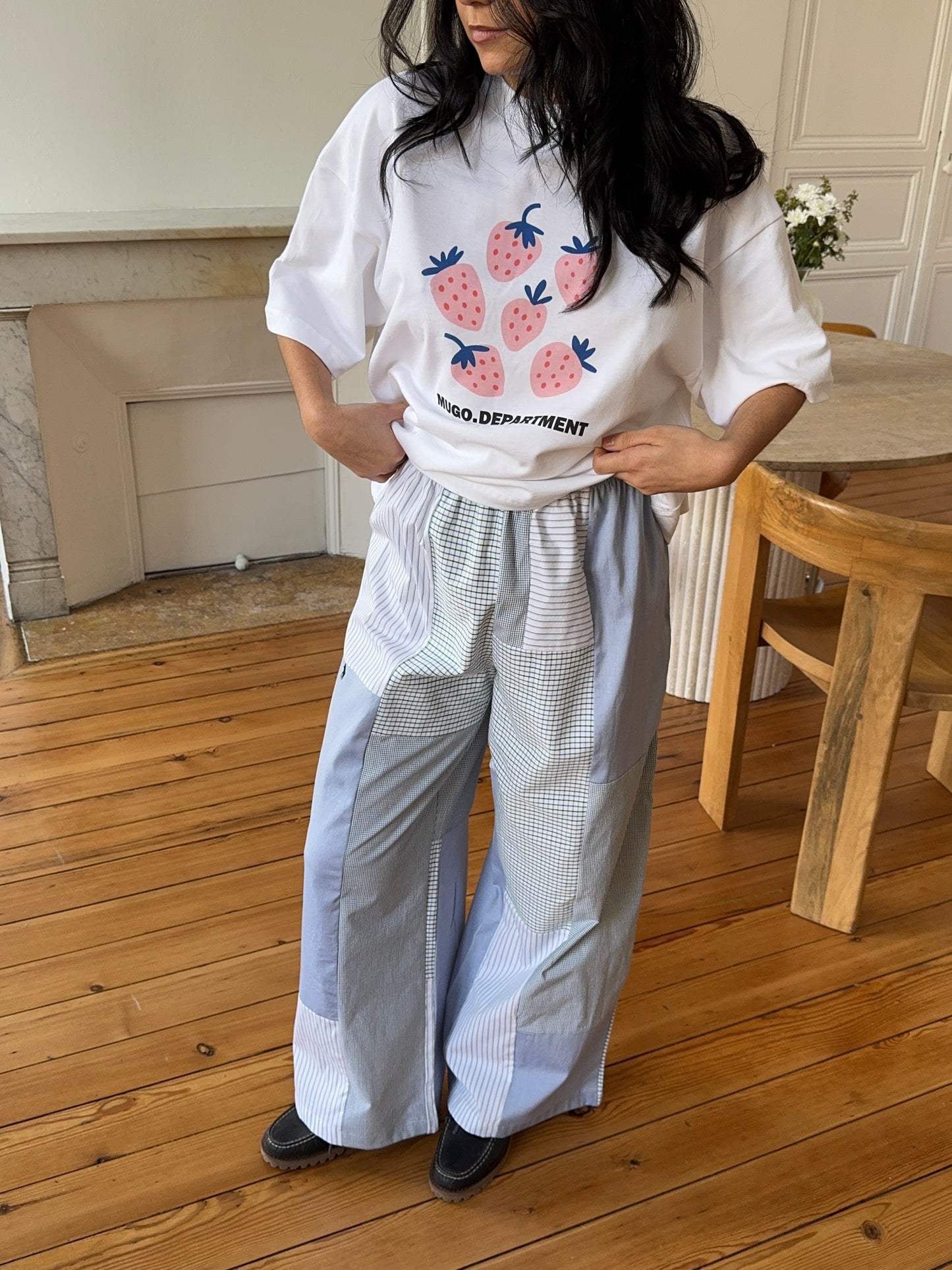 Pantalon upcyclé patchwork
