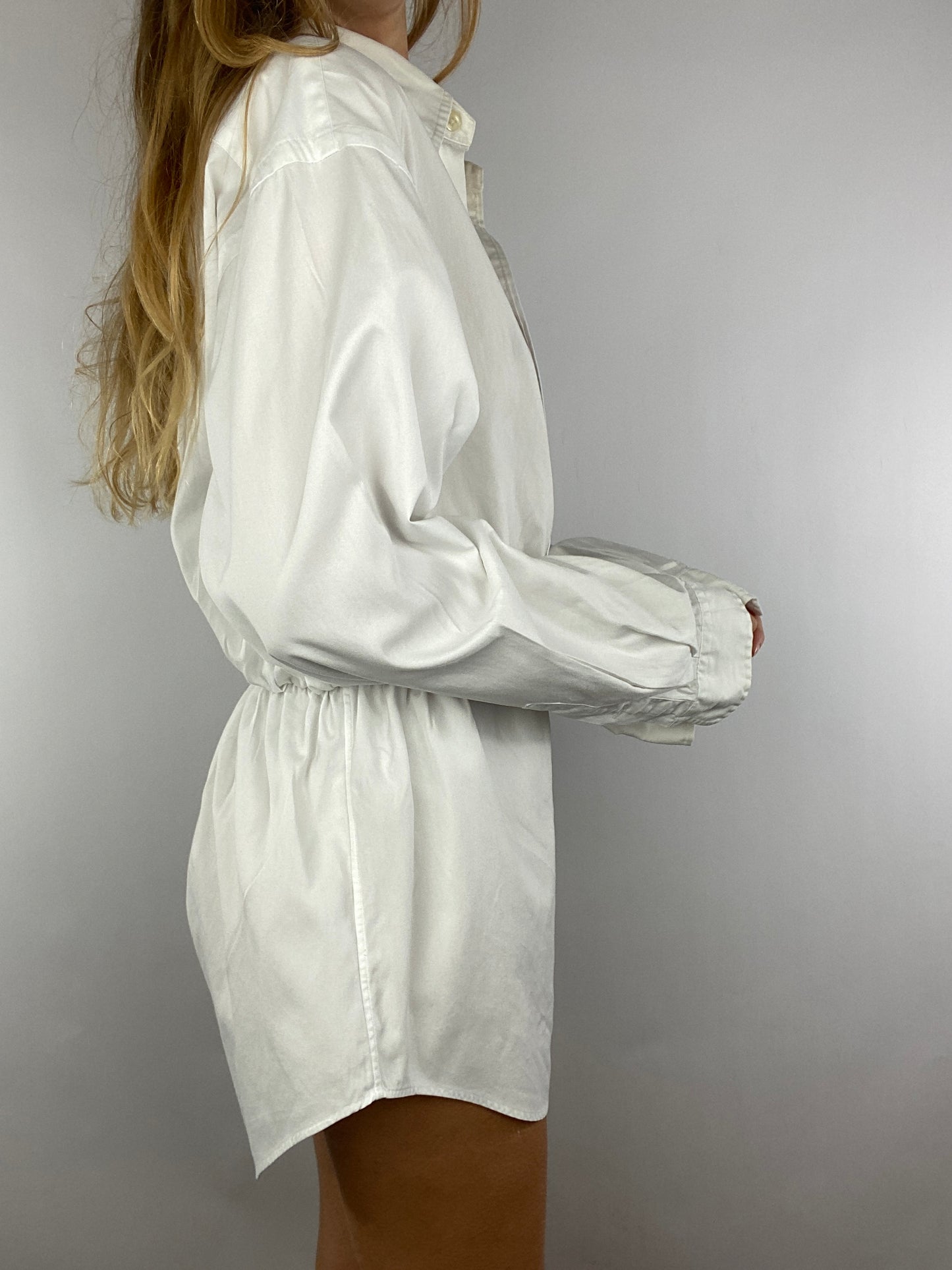 Combinaison upcyclée blanche