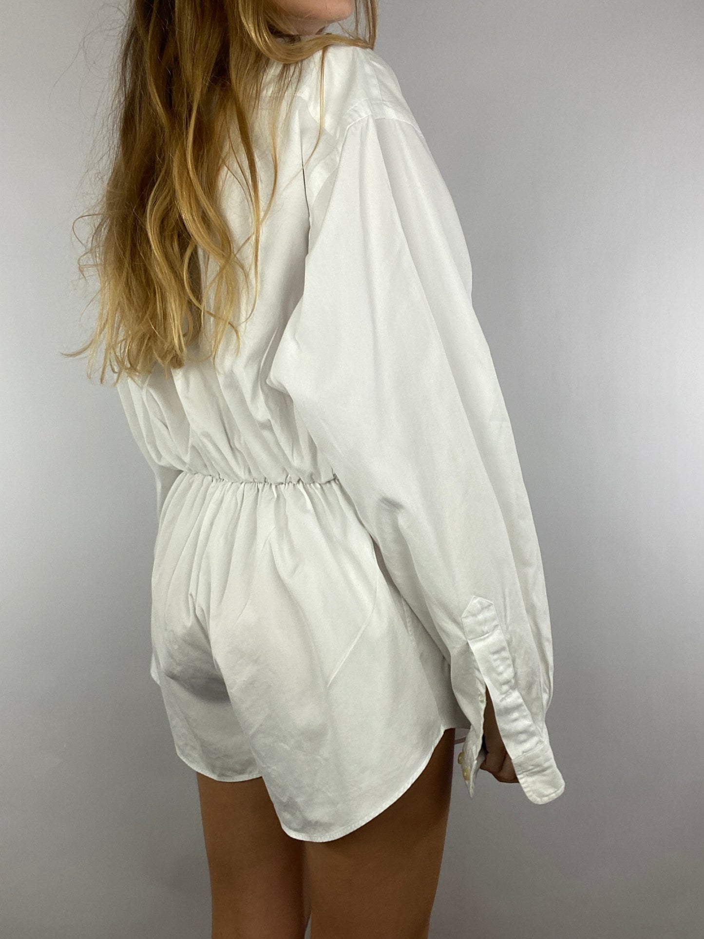 Combinaison upcyclée blanche