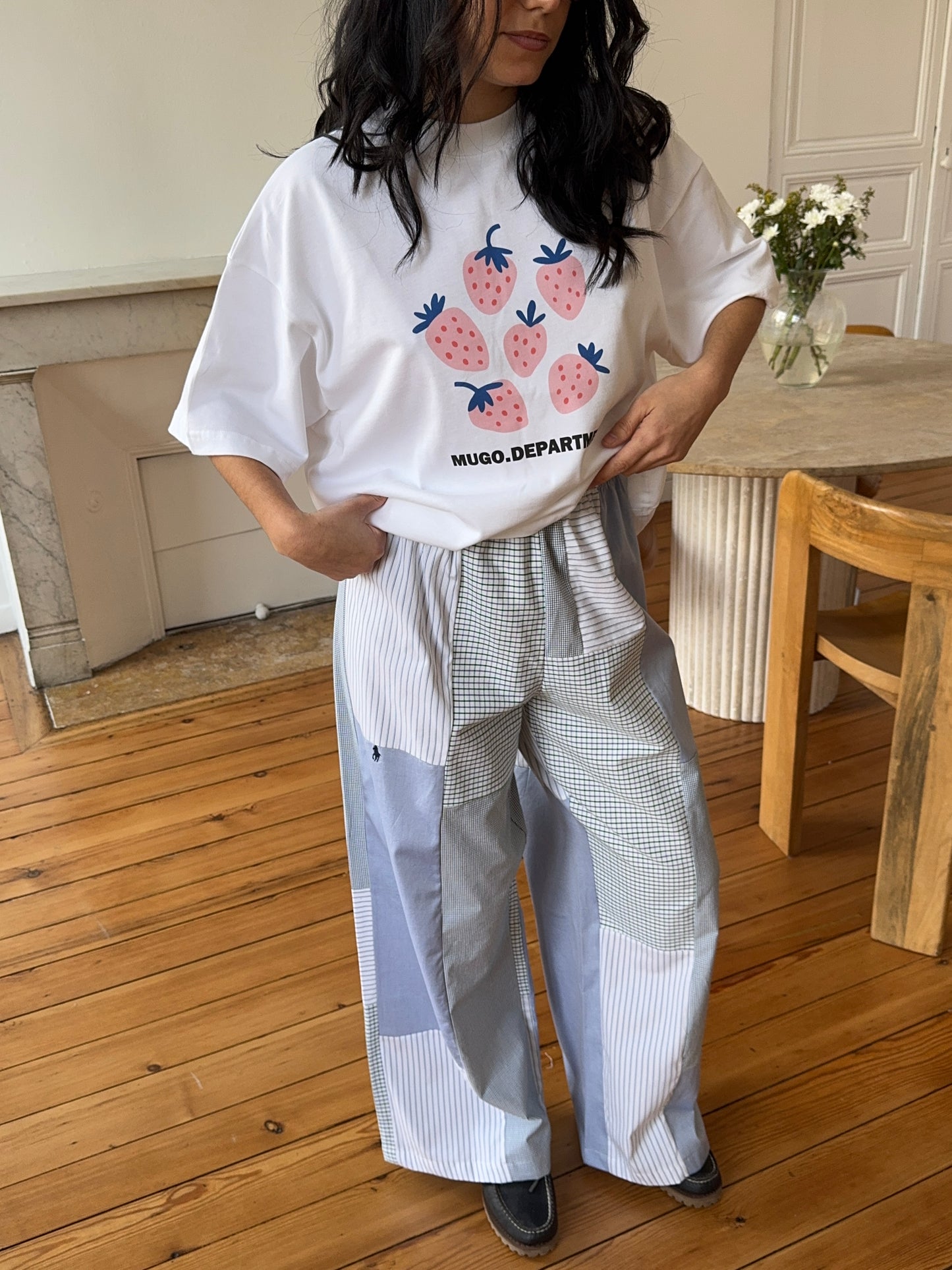 Pantalon upcyclé patchwork