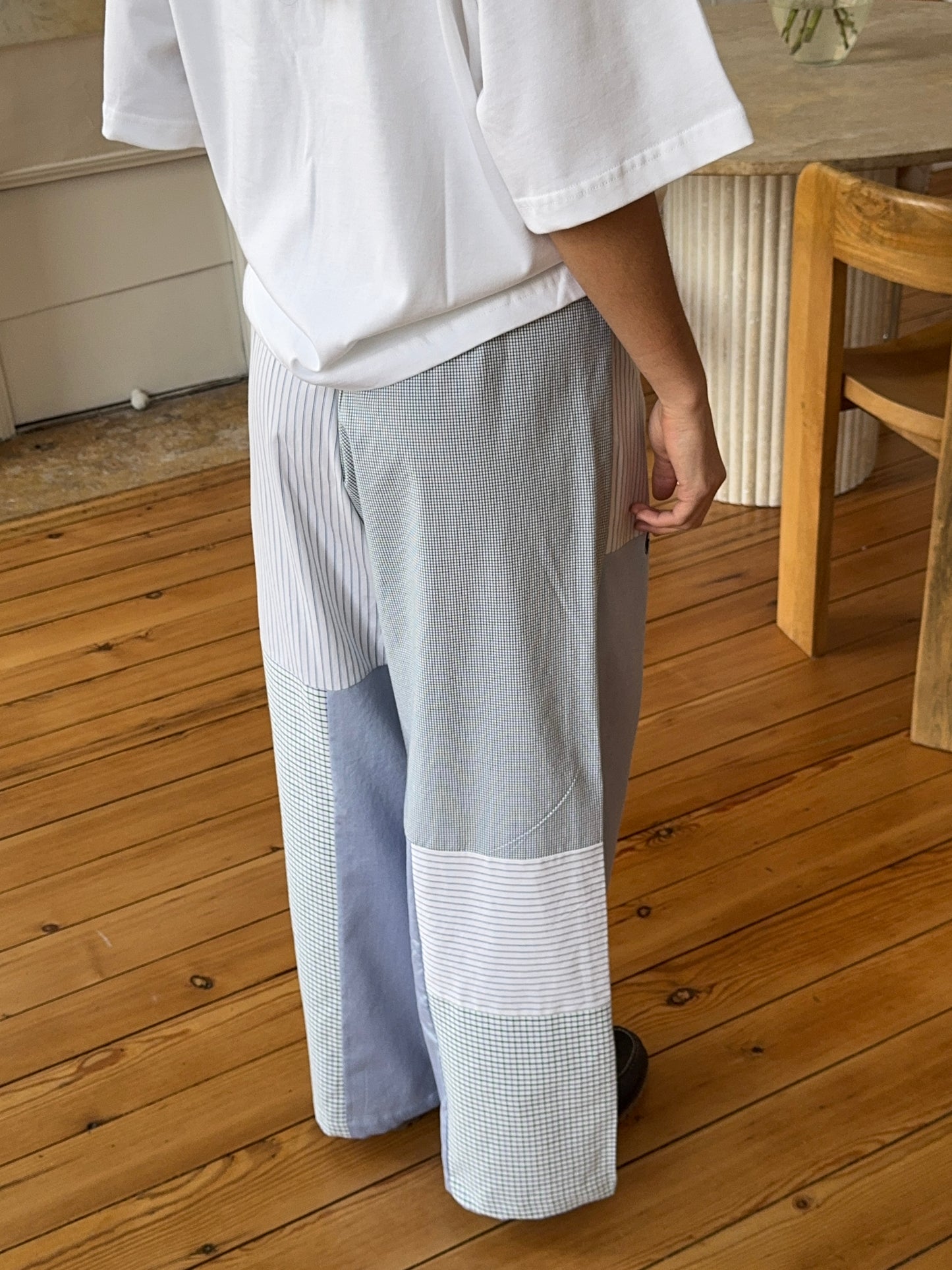 Pantalon upcyclé patchwork