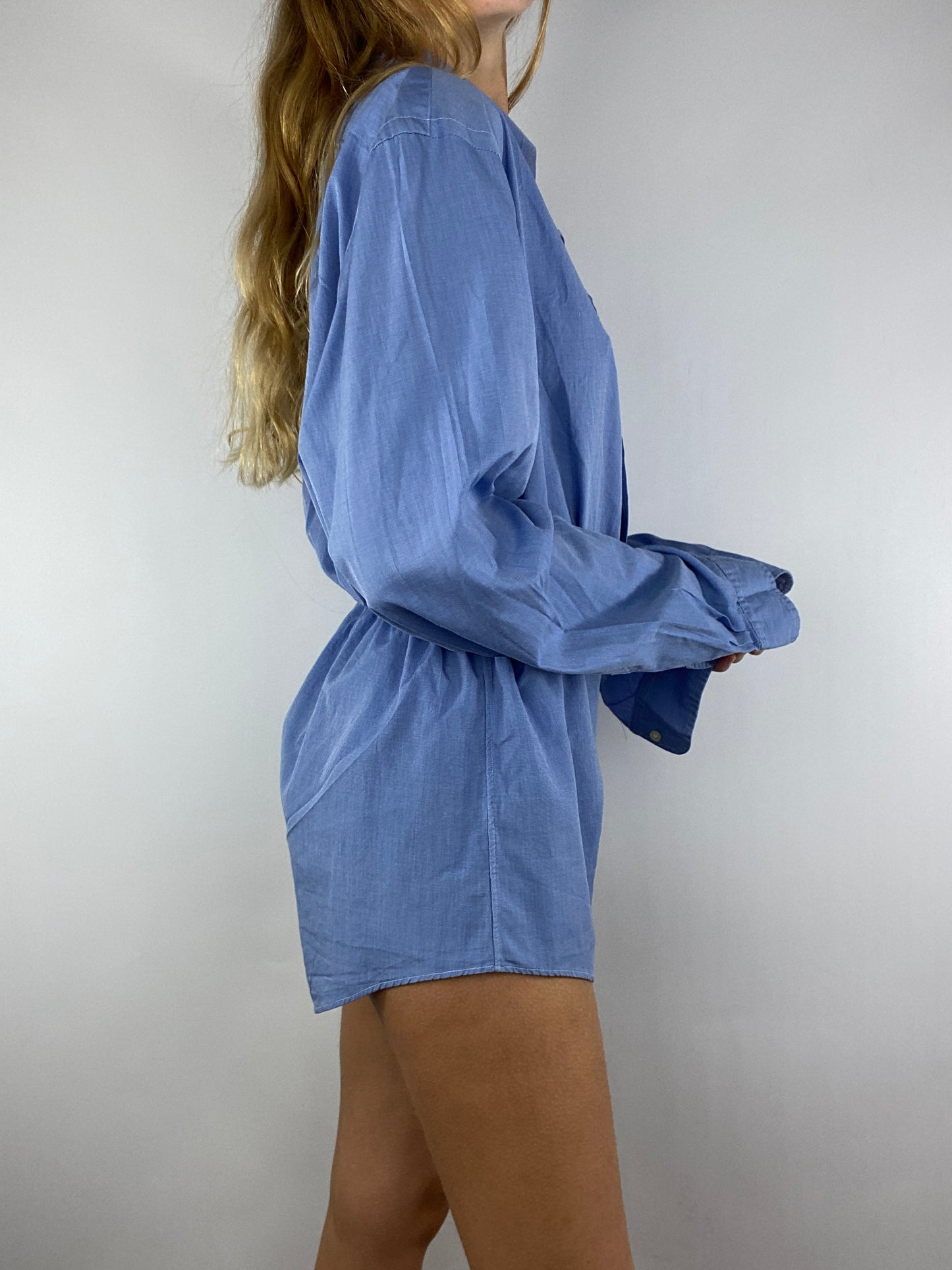 Combinaison upcyclée bleue
