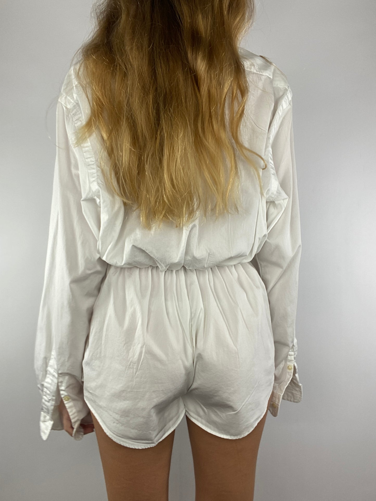 Combinaison upcyclée blanche