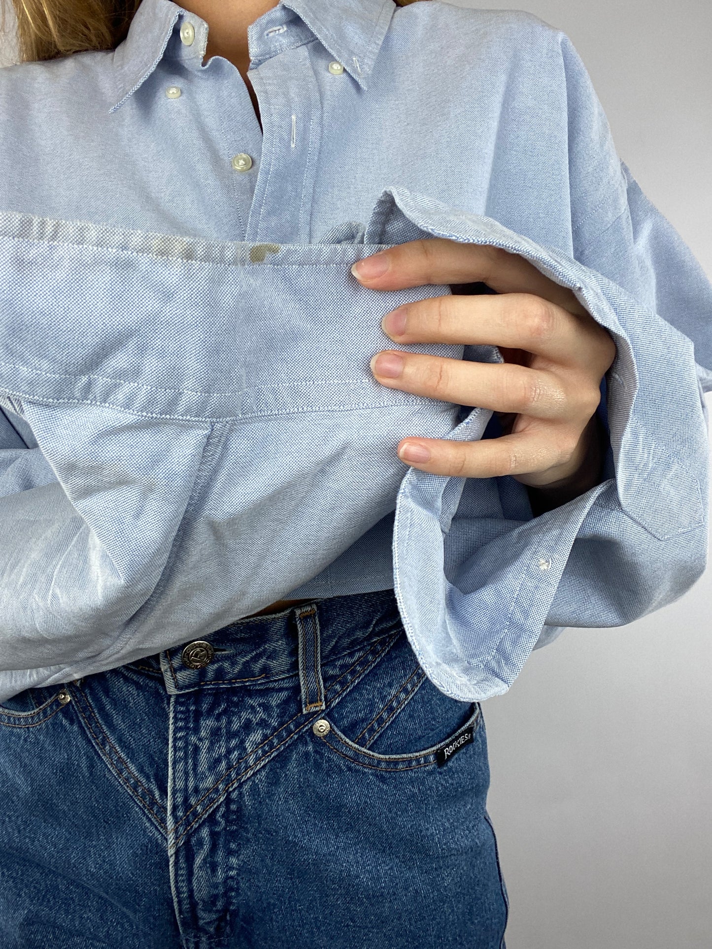 Chemise upcyclée oxford