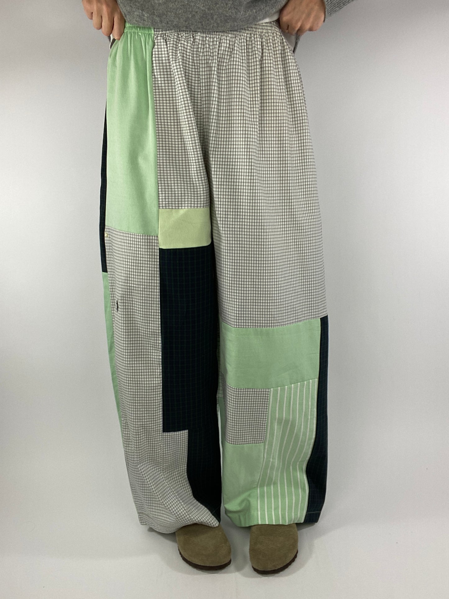 Pantalon upcyclé patchwork