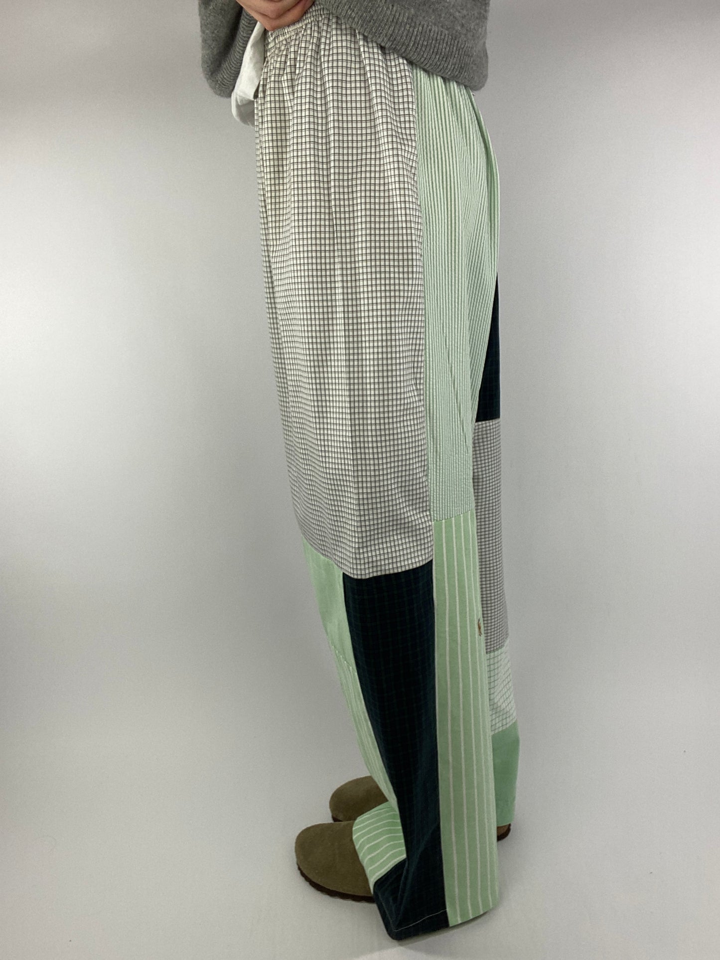 Pantalon upcyclé patchwork