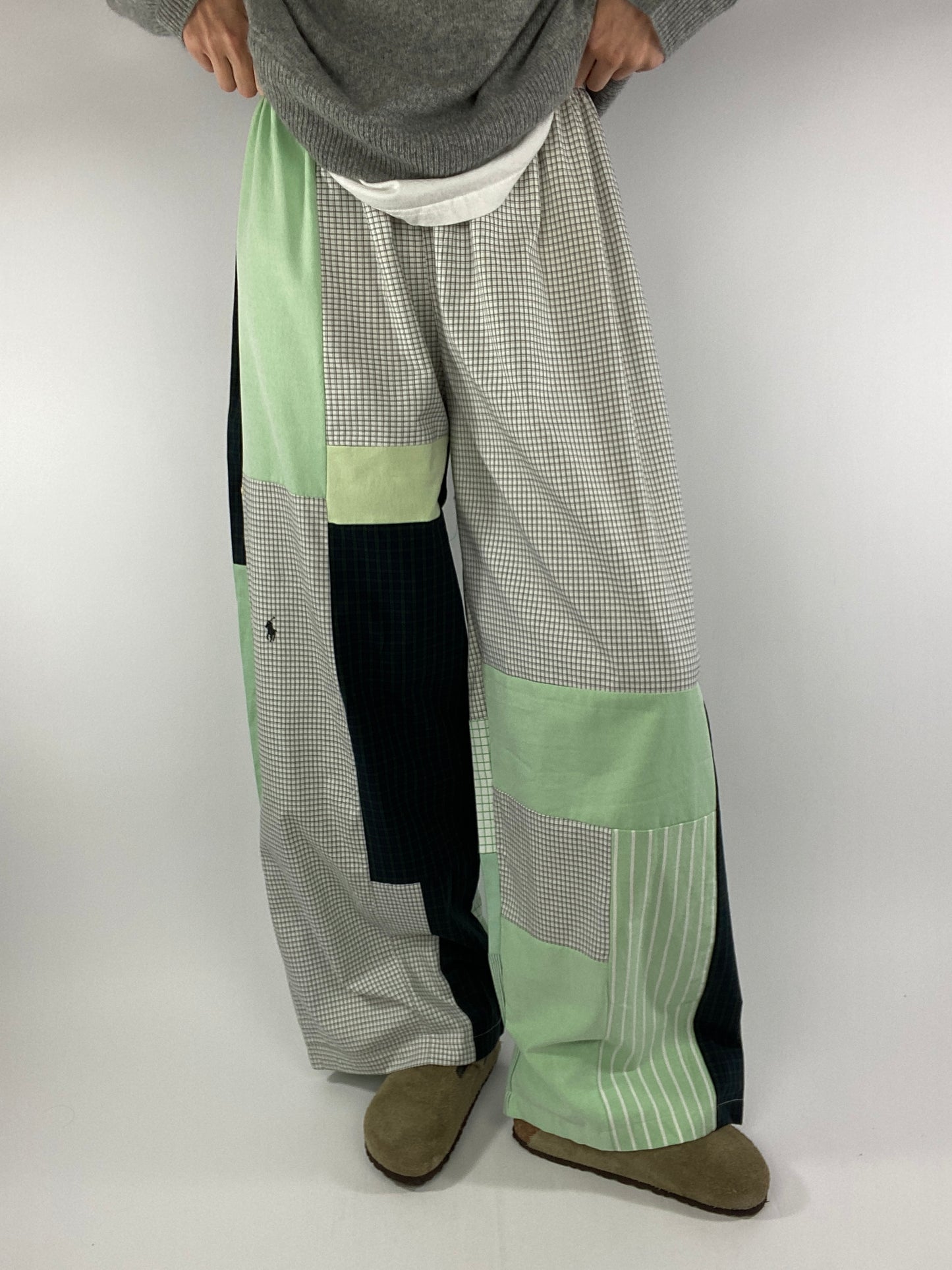 Pantalon upcyclé patchwork
