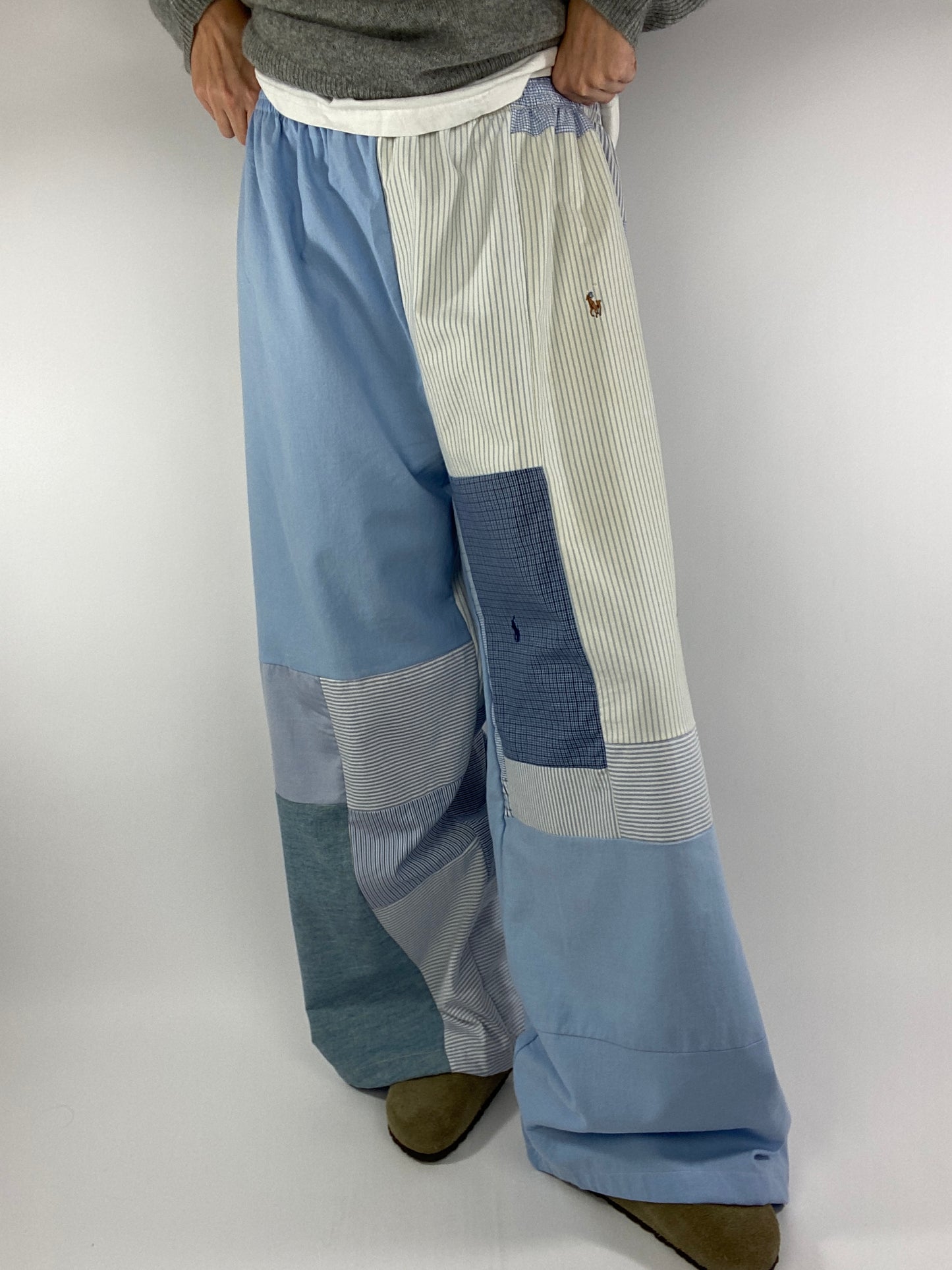 Pantalon upcyclé patchwork