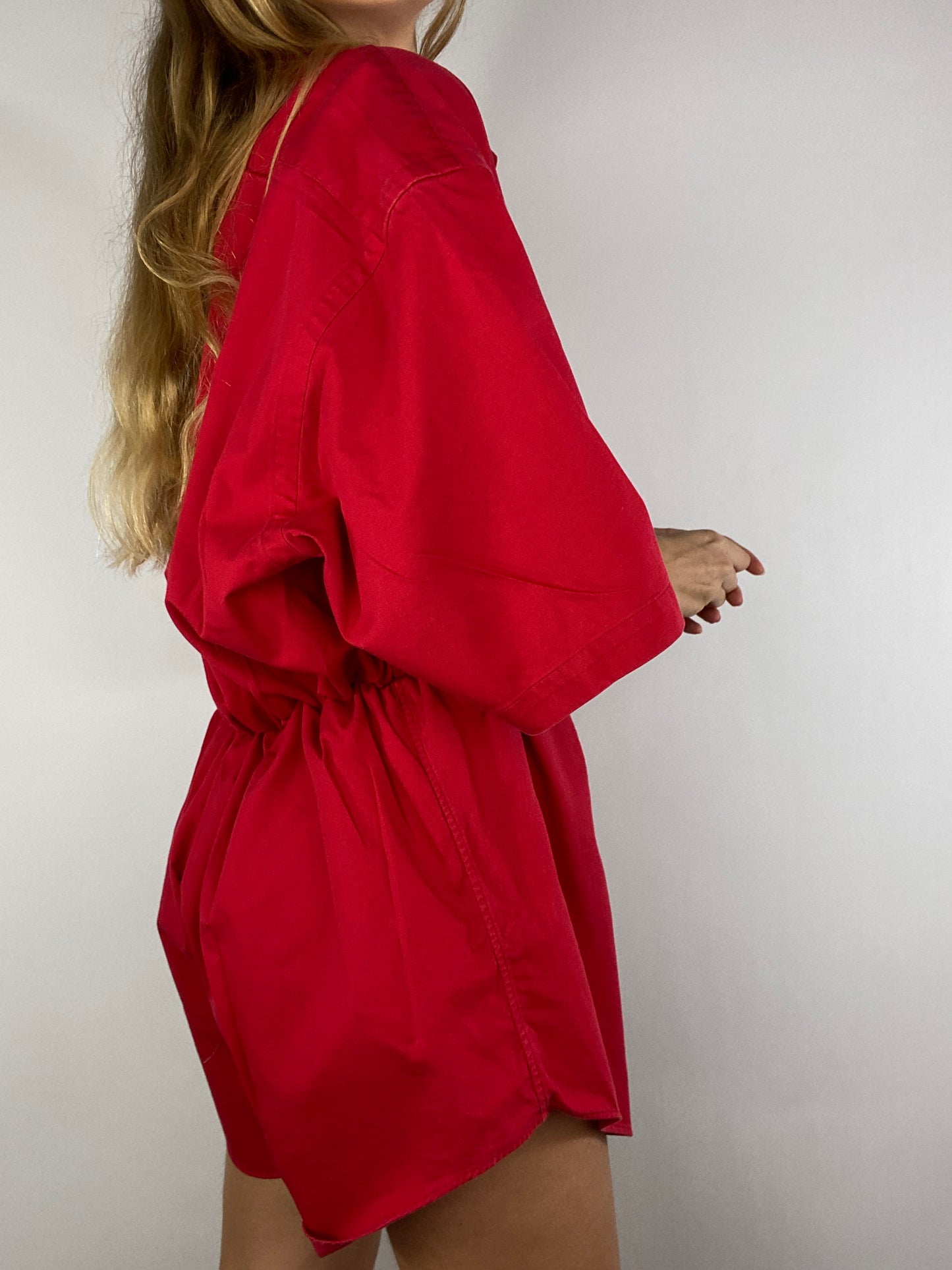 Combinaison upcyclée rouge