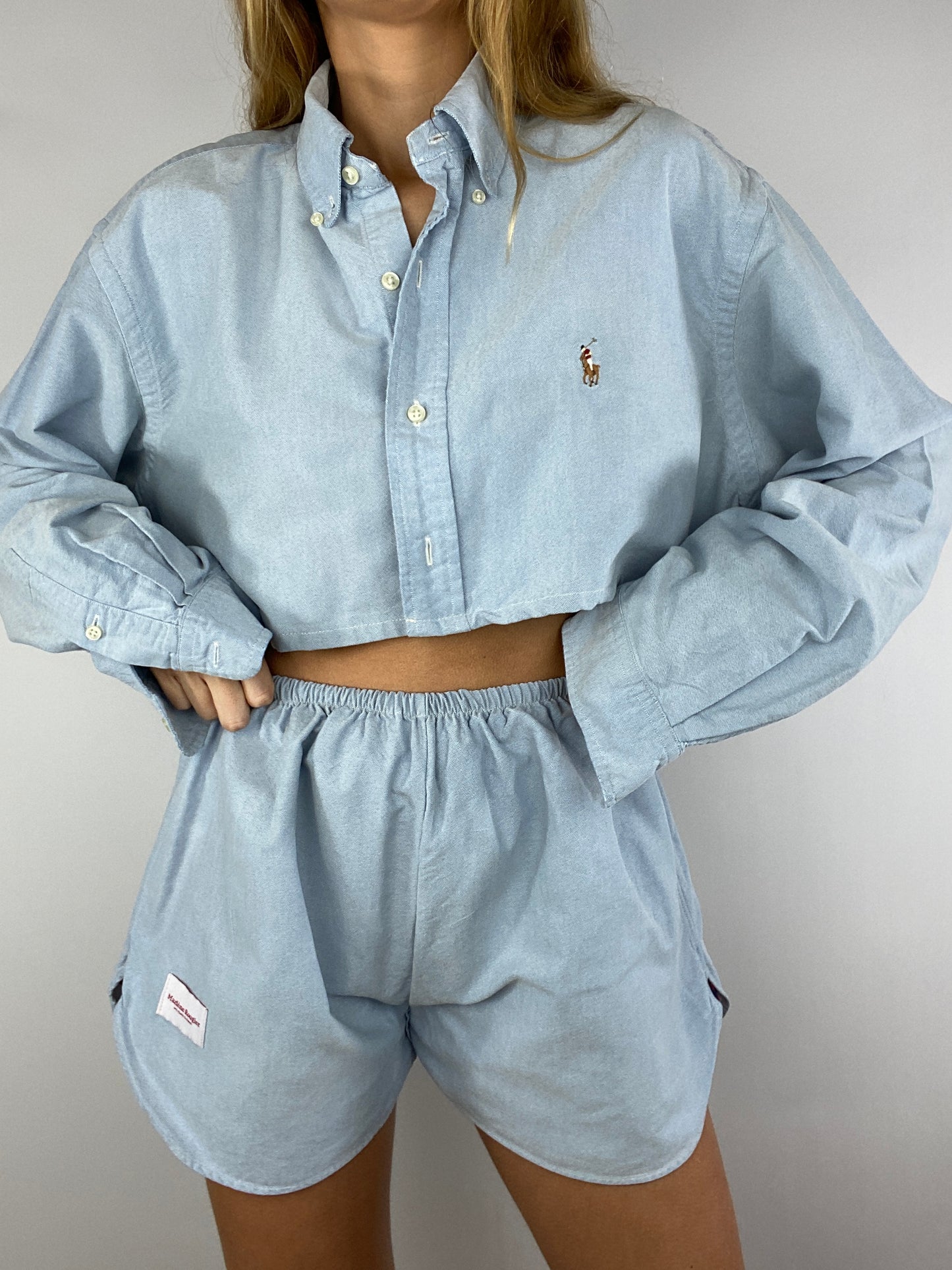 Ensemble upcyclé oxford