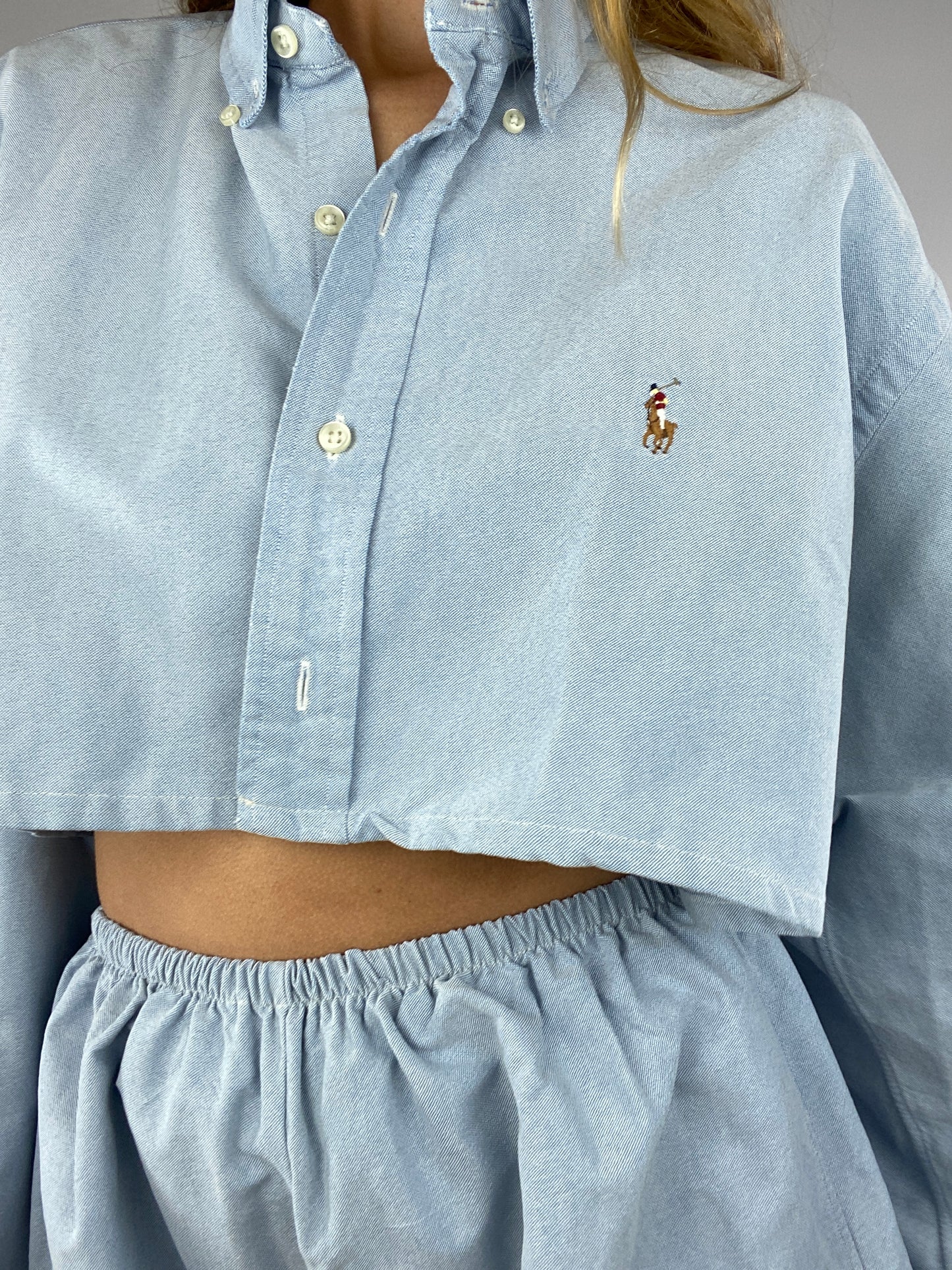 Ensemble upcyclé oxford