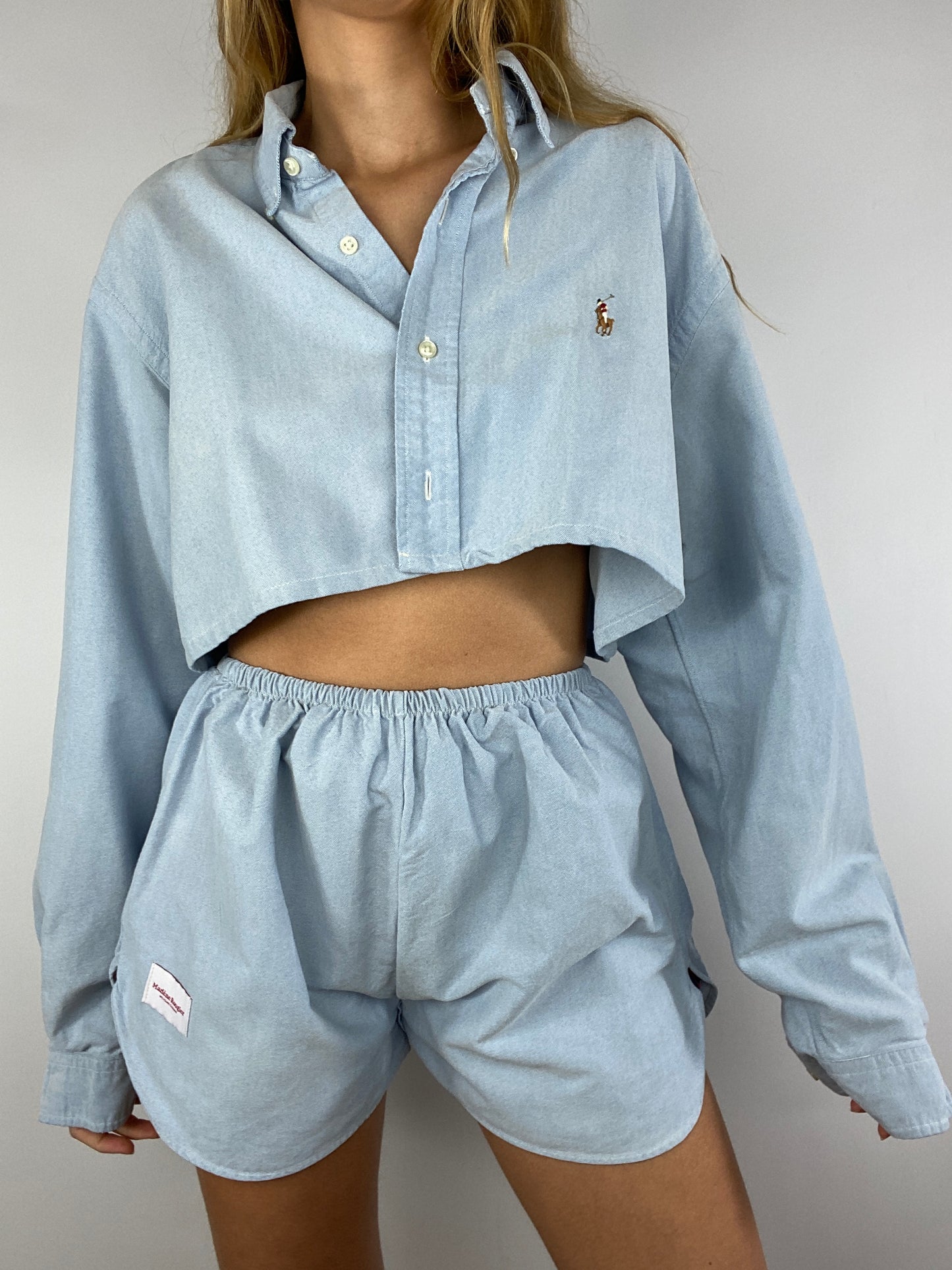 Ensemble upcyclé oxford