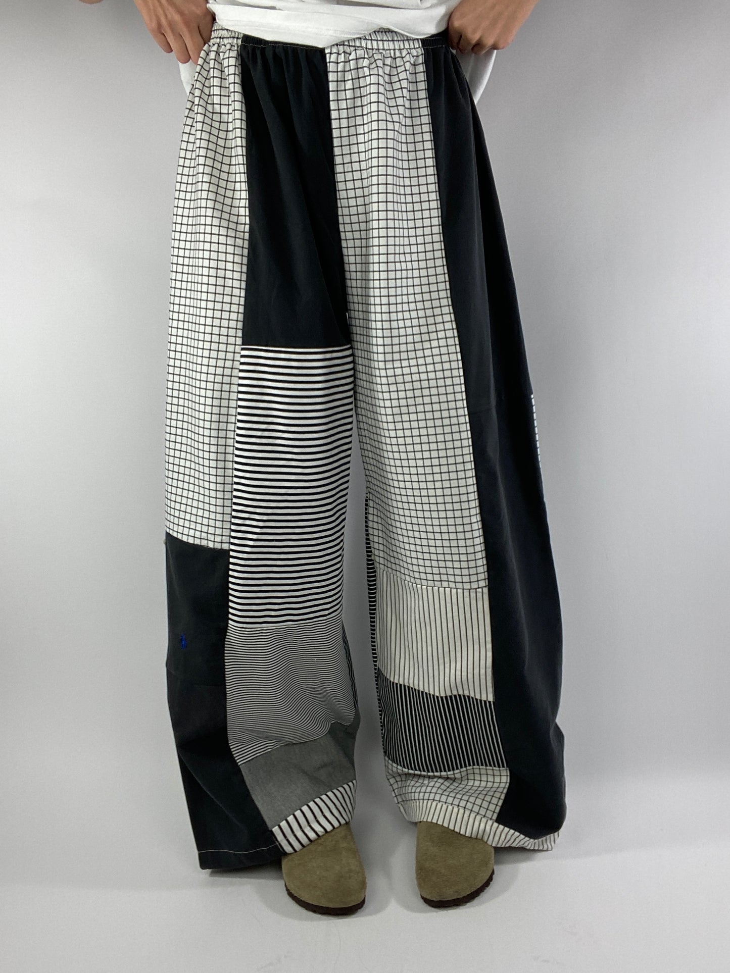 Pantalon upcyclé patchwork