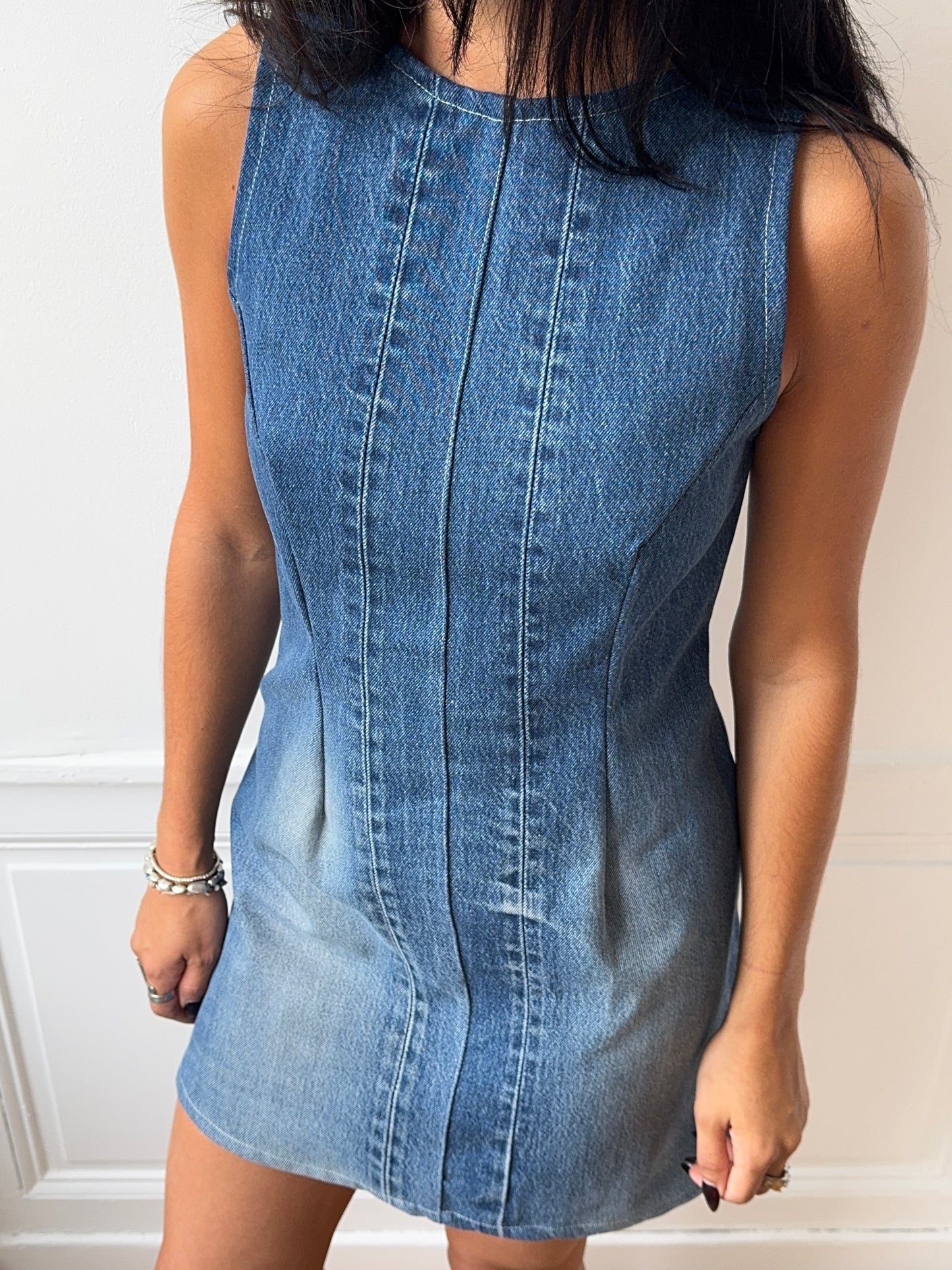 Robe upcyclée denim