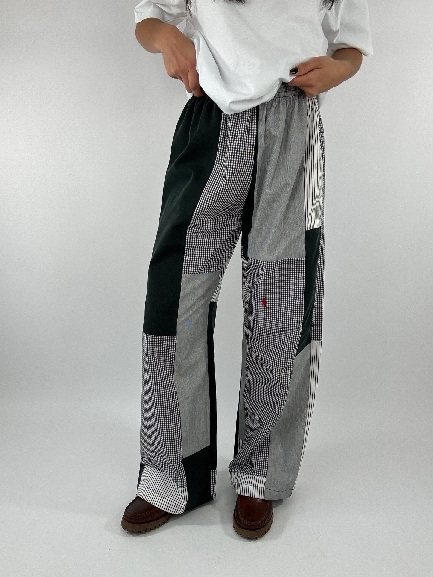 Pantalon upcyclé patchwork