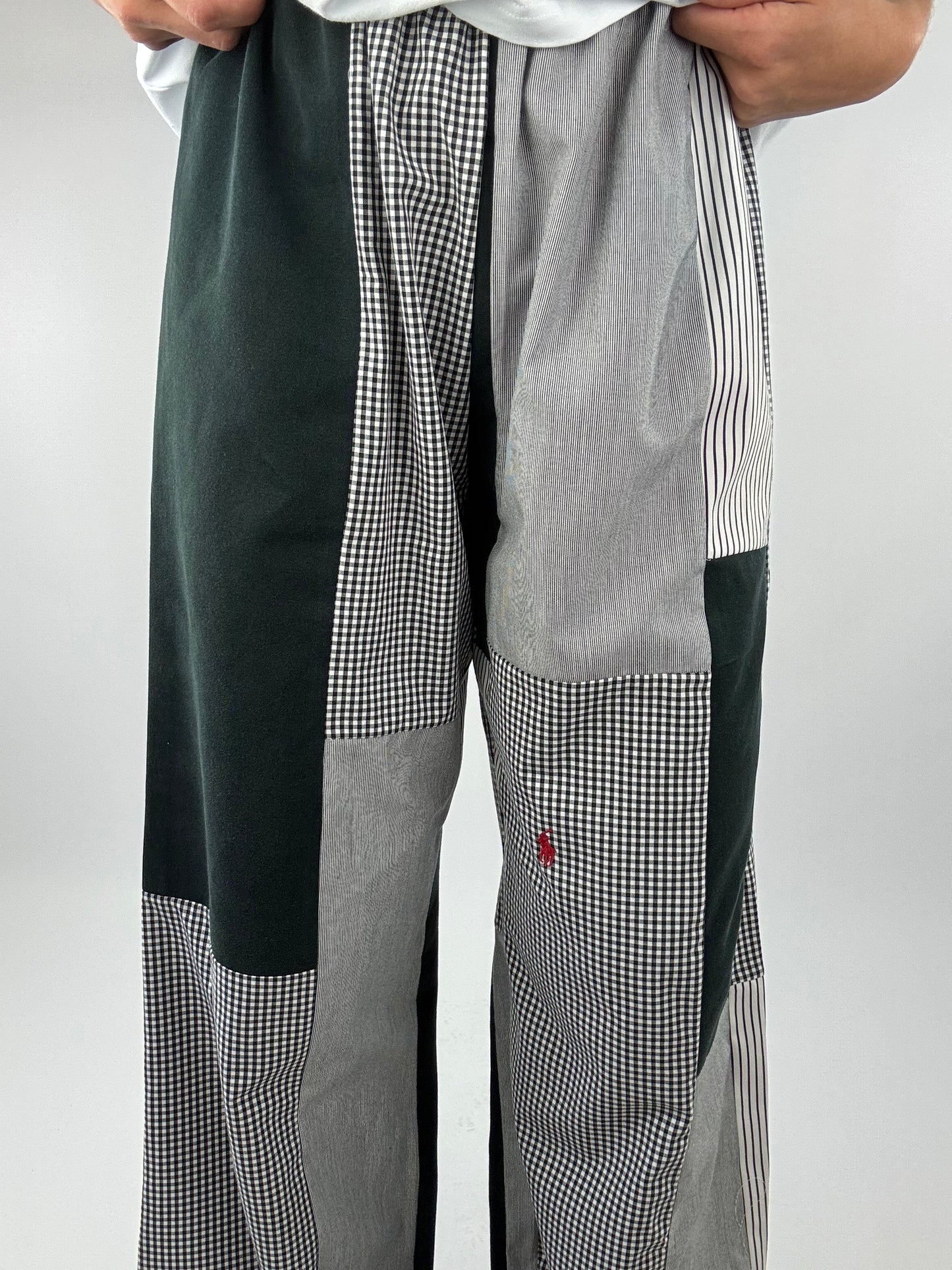 Pantalon upcyclé patchwork