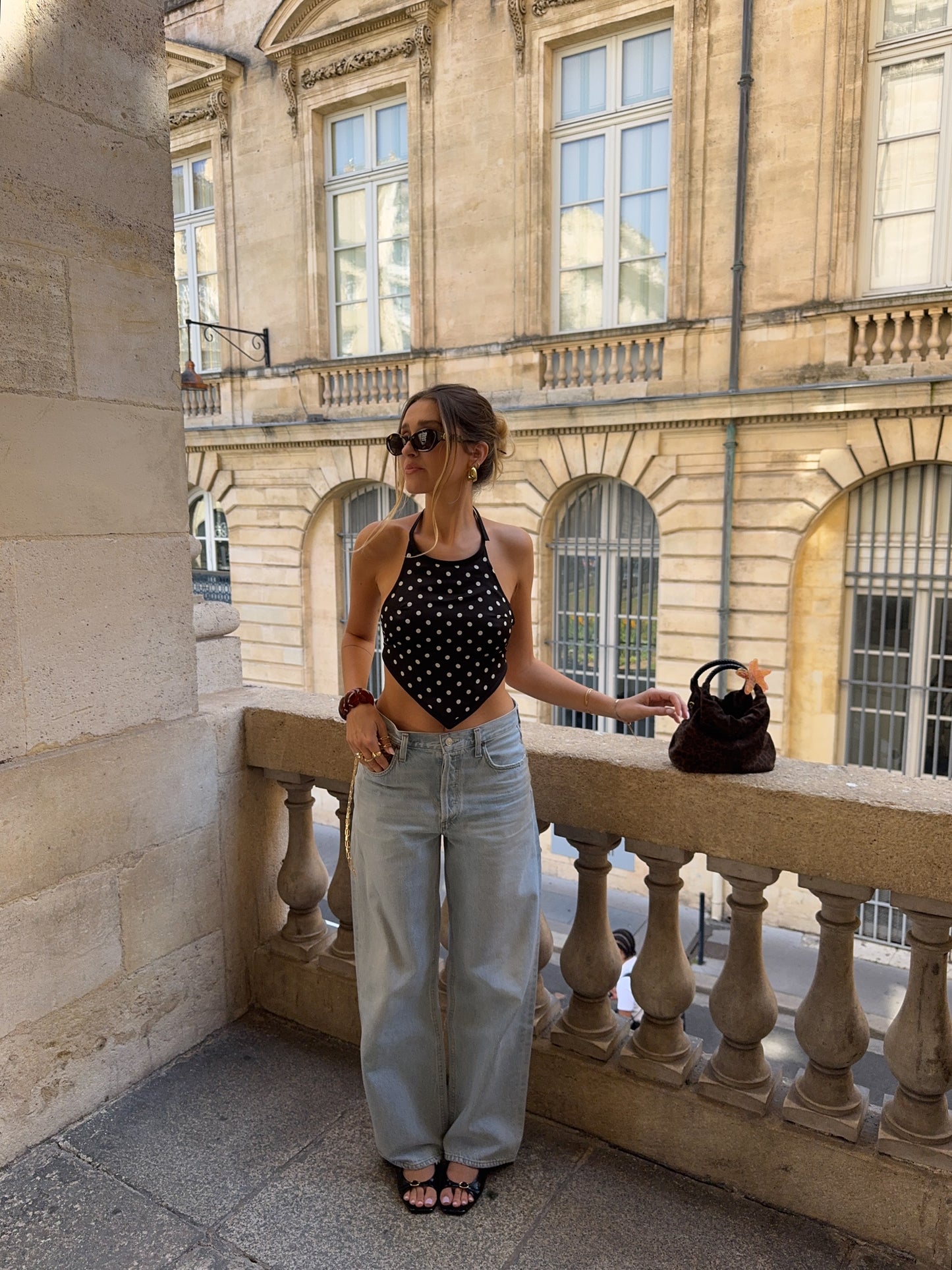 Top à pois