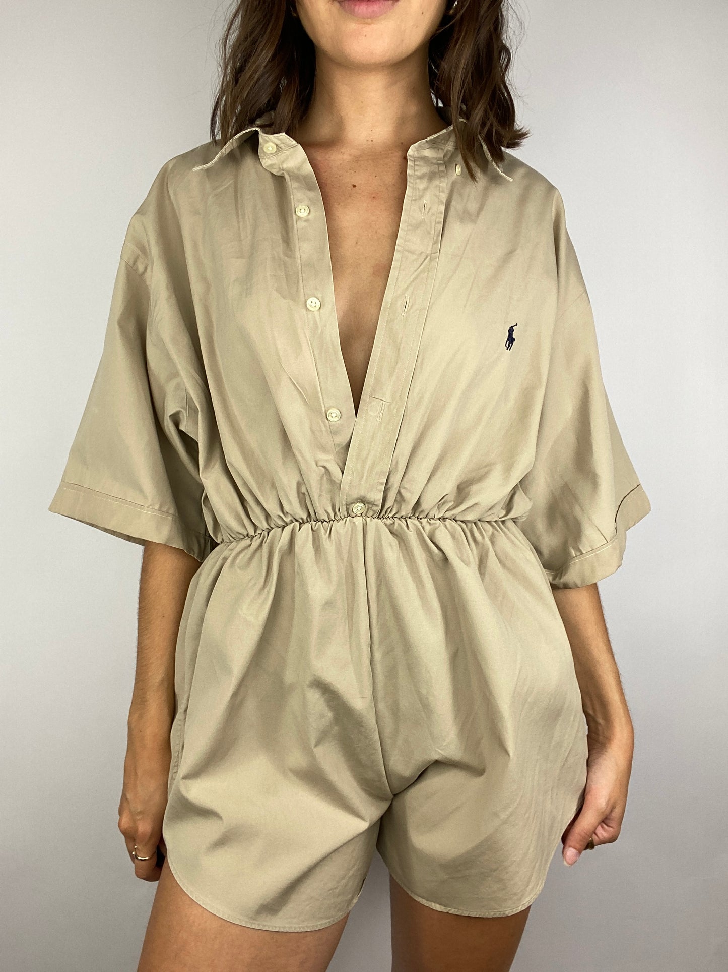 Combinaison upcyclée beige